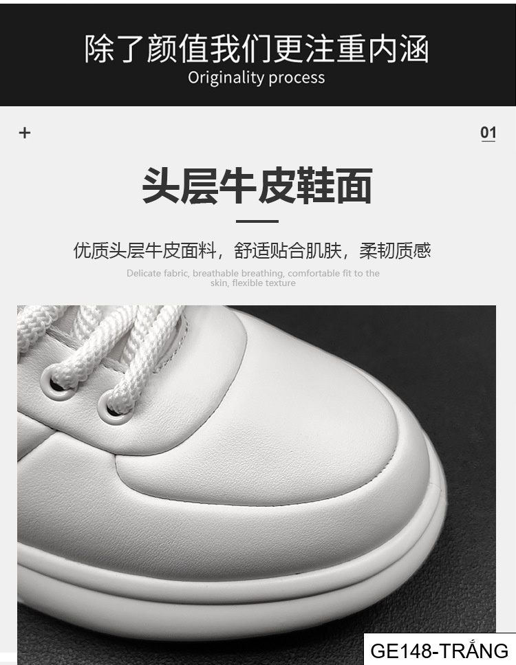 GE148 - Giày thể thao dễ phối mùa thu Da bò lớp đầu cho nam giày hợp thời trang nam giày nam ga Châu Âu Giày bánh mì thường ngày Thiểu Số da thật_thumbnail_8