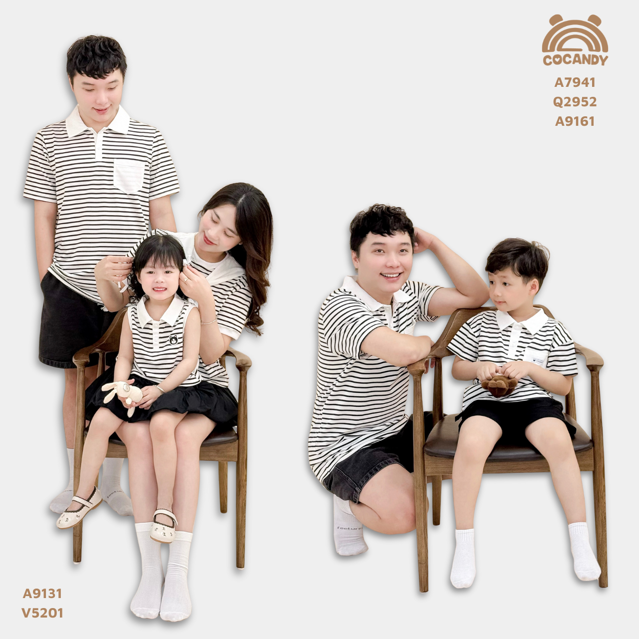 Áo cộc kẻ ĐEN TRẮNG thủy thủ NỮ_thumbnail_2