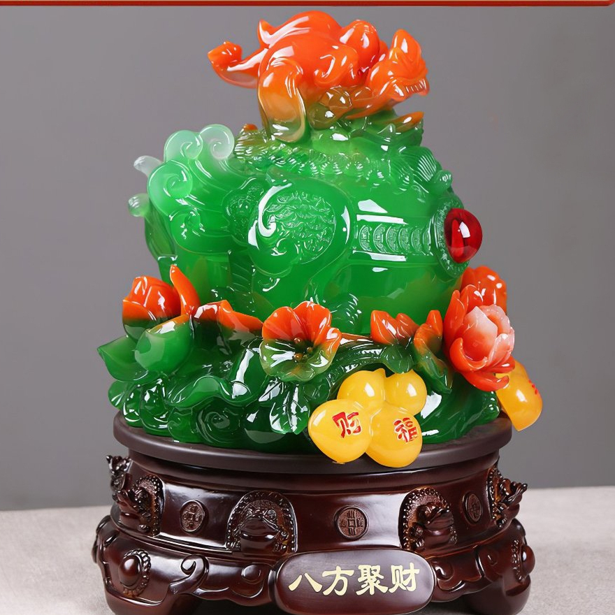 Cóc Ngậm Tiền Thiềm Thừ , Tỳ Hưu Phong Thủy ( Nhiều Kích Cỡ ) Chiêu Tài Hút Lộc - Phong Thủy Hà Gốm_thumbnail_3