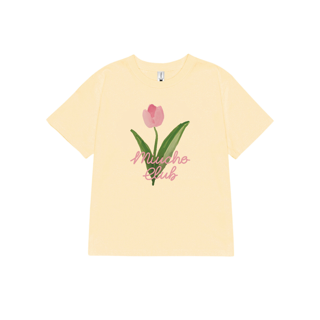 Áo baby tee hoa tuplip xinh xắn ABD306 Miucho cotton cổ tròn in graphic_thumbnail_9