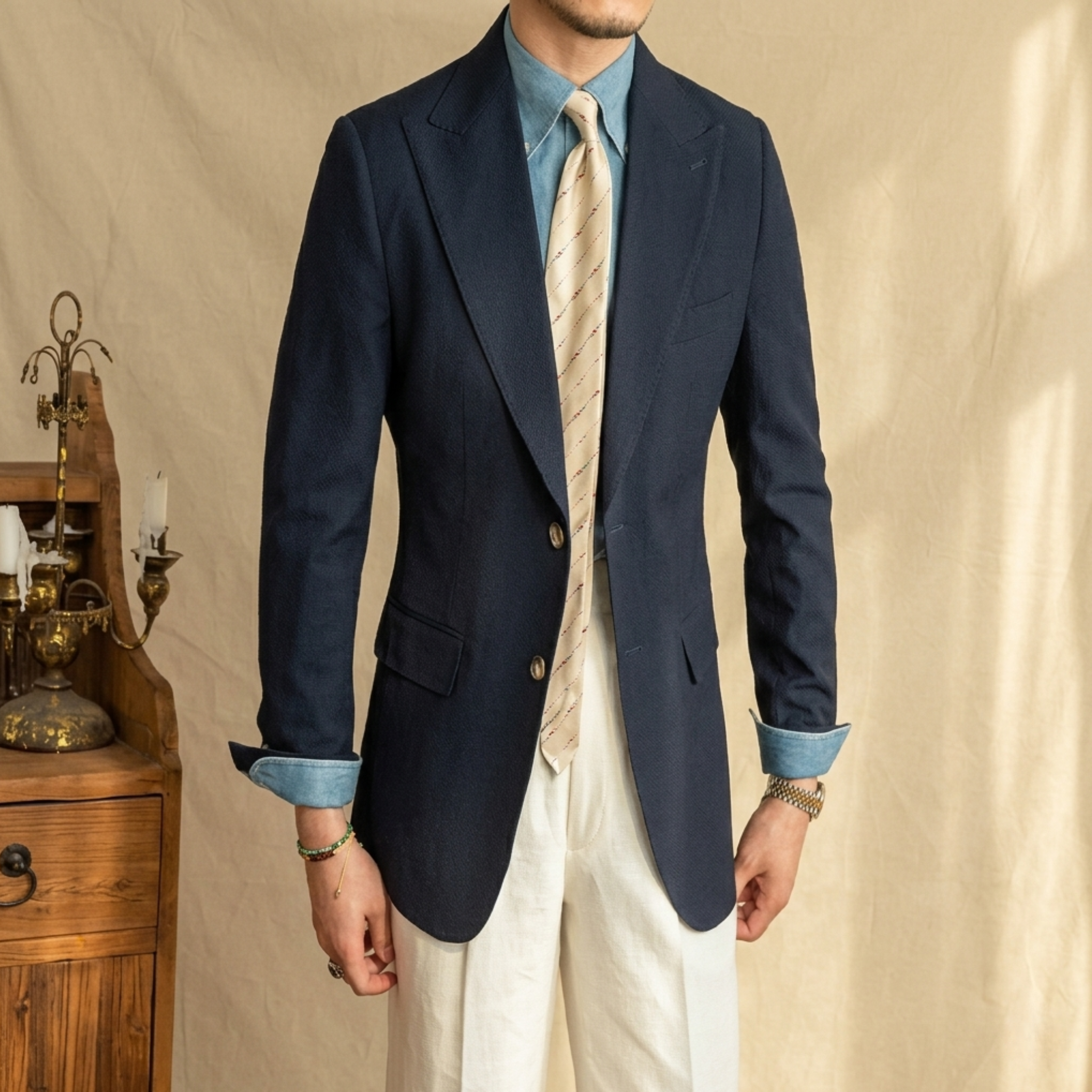 Blazer-Roma Seersucker Season 1 Khuy Thường_thumbnail_7