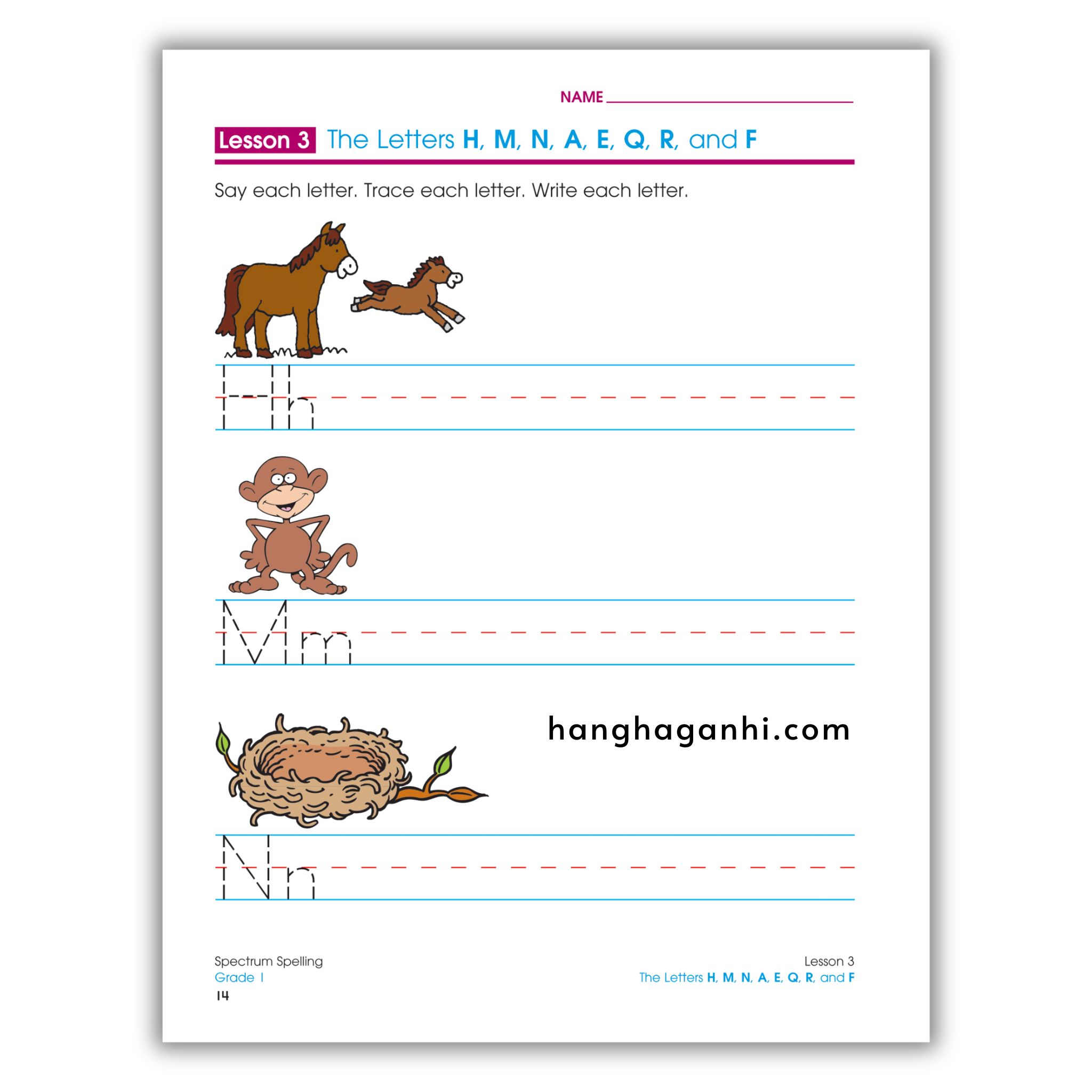 Sách Spectrum Spelling Workbook Grade 1_thumbnail_8