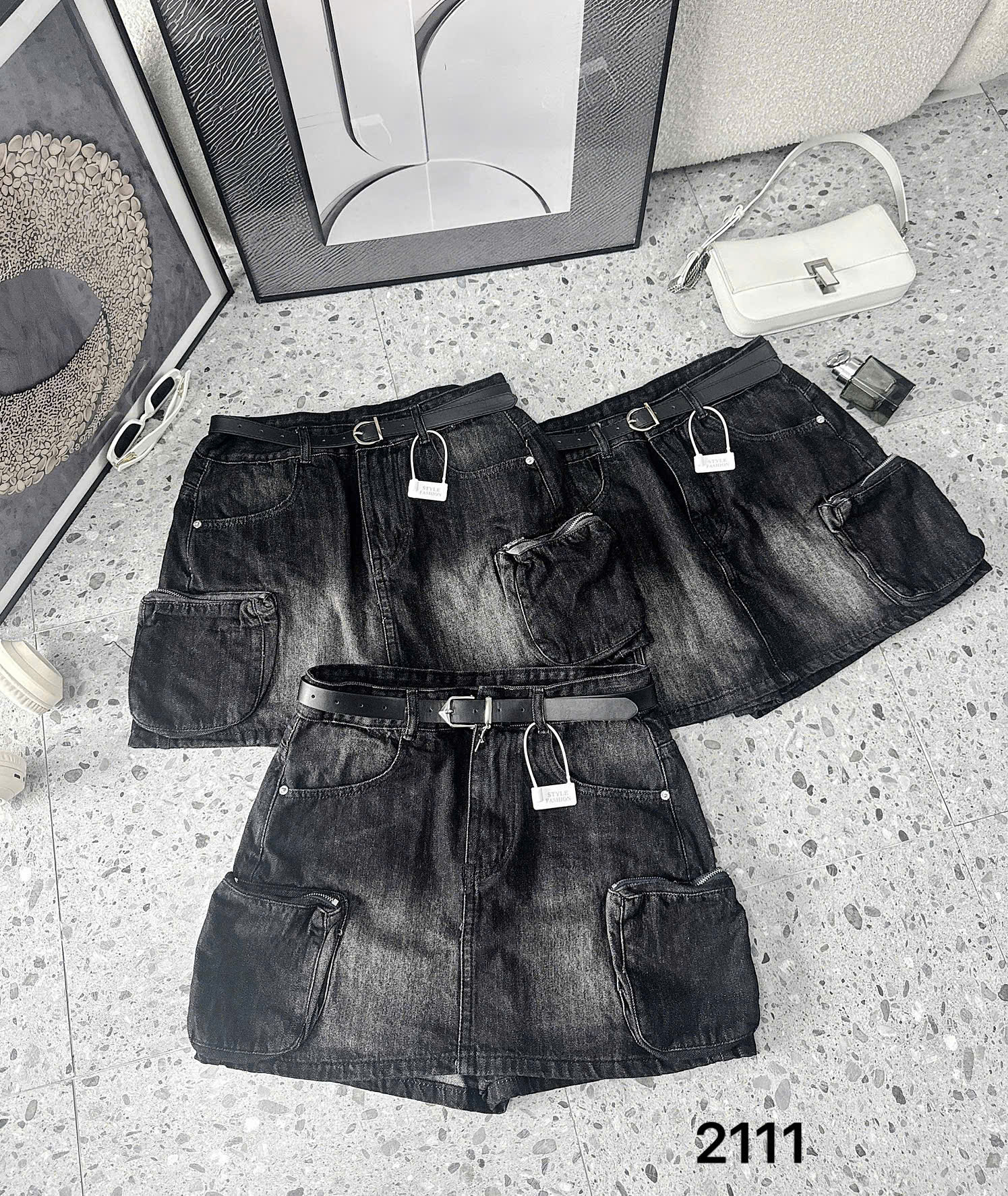 BIGSIZE NỮ - Quần váy jean túi hộp T- QVJ2111_thumbnail_6
