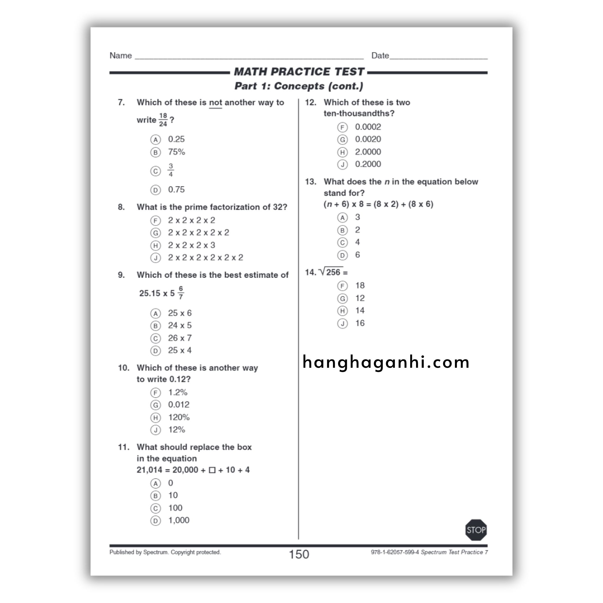 Sách Spectrum Test Practice Workbook Grade 7_thumbnail_2
