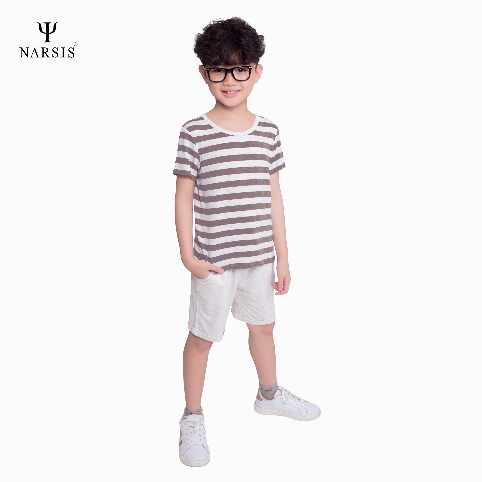 BỘ HÈ BÉ TRAI KE0003 NARSIS CHẤT LIỆU THOÁNG MÁT, DỄ CHỊU, THOẢI MÁI CẢ NGÀY, DỄ VẬN ĐỘNG_thumbnail_2