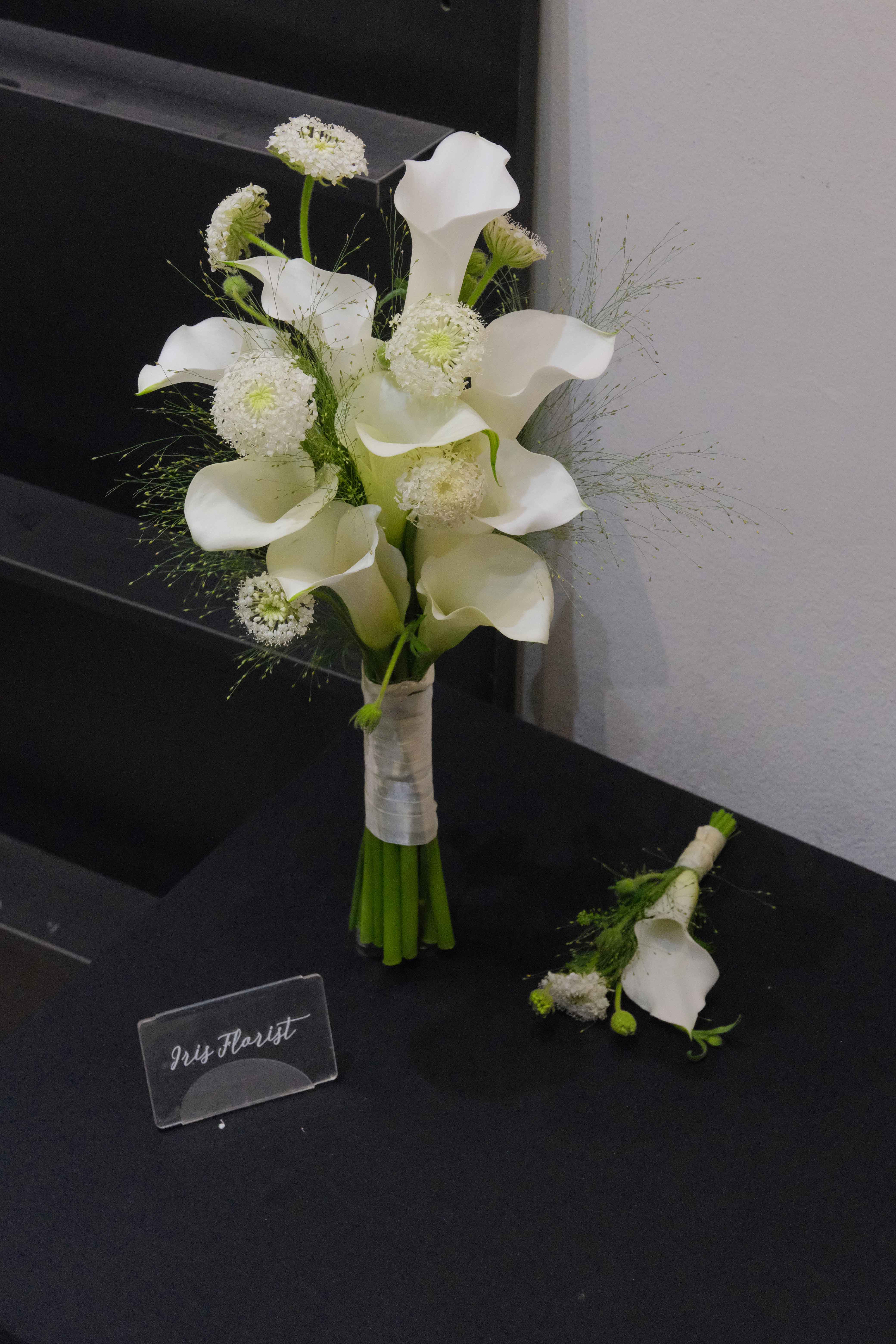 Bó hoa cưới Calla mix thùy châu