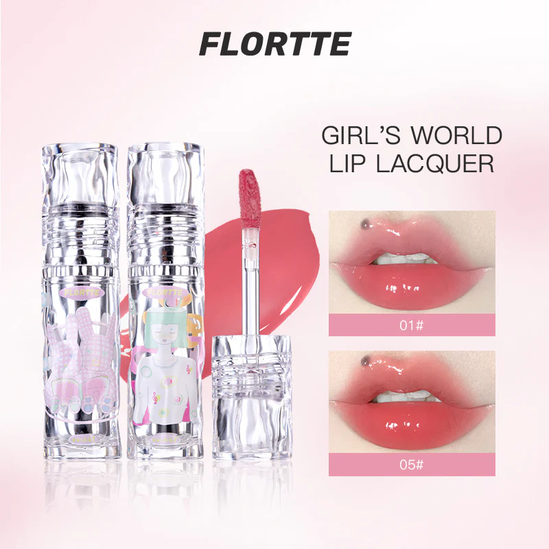 [FLORTTE] Son tint bóng Flortte x Girl World 2.6g