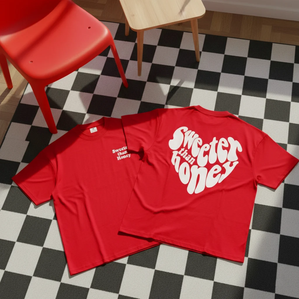 Áo thun boxy couple Miucho basic phối tim 3096_thumbnail_6