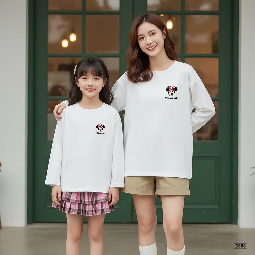 Áo thun kid tay dài form rộng phong cách Hàn Quốc Kado 3588_thumbnail_2