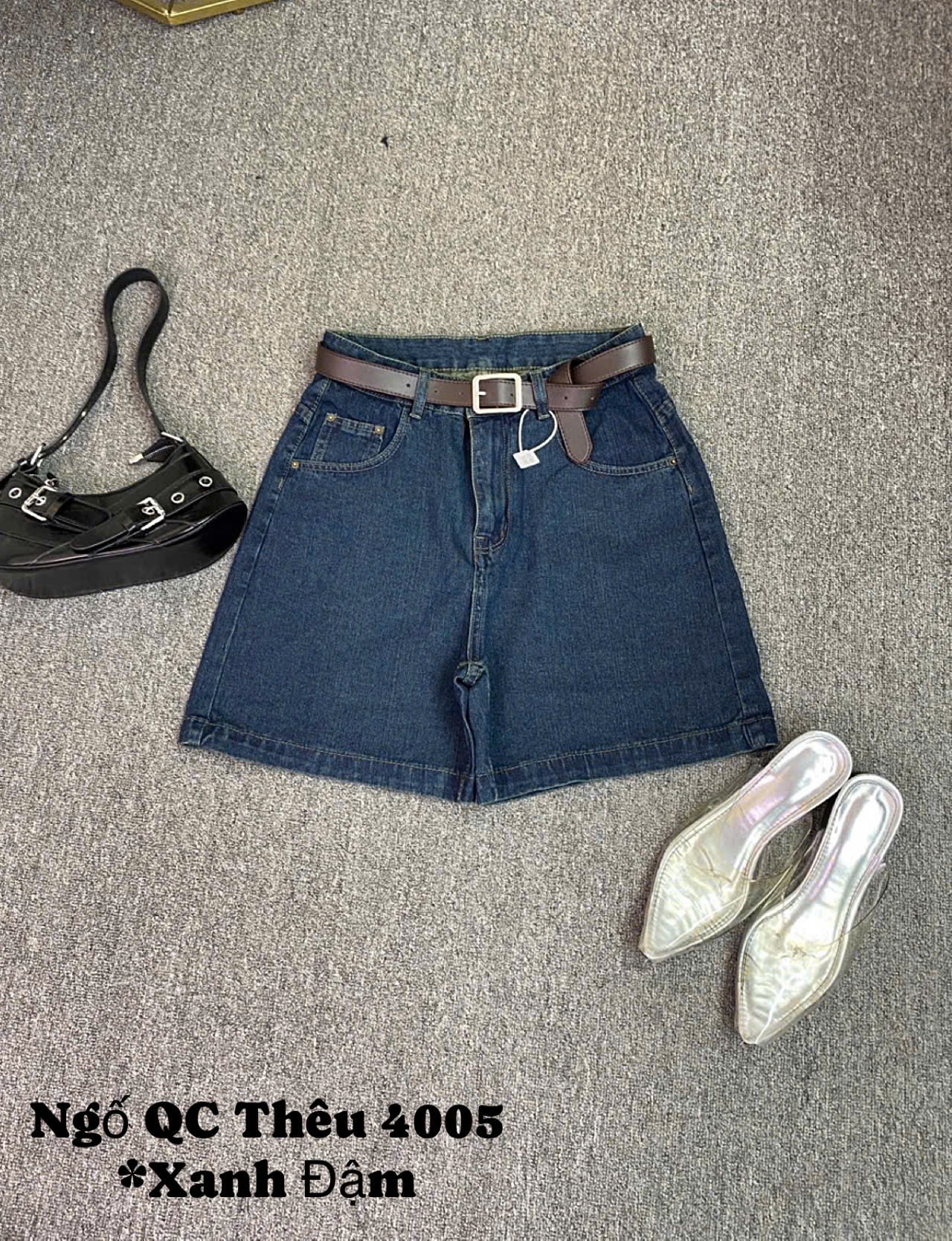 Quần short lửng ngố thêu cún basic bigsize QSJ4005 dành cho nàng béo mập từ 55-90kg_thumbnail_10