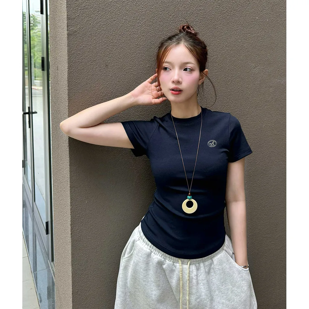 Áo baby tee Tết Bính Ngọ Beezy vải visco mềm mại thoáng mát ôm body hack dáng in mix 3022_thumbnail_4