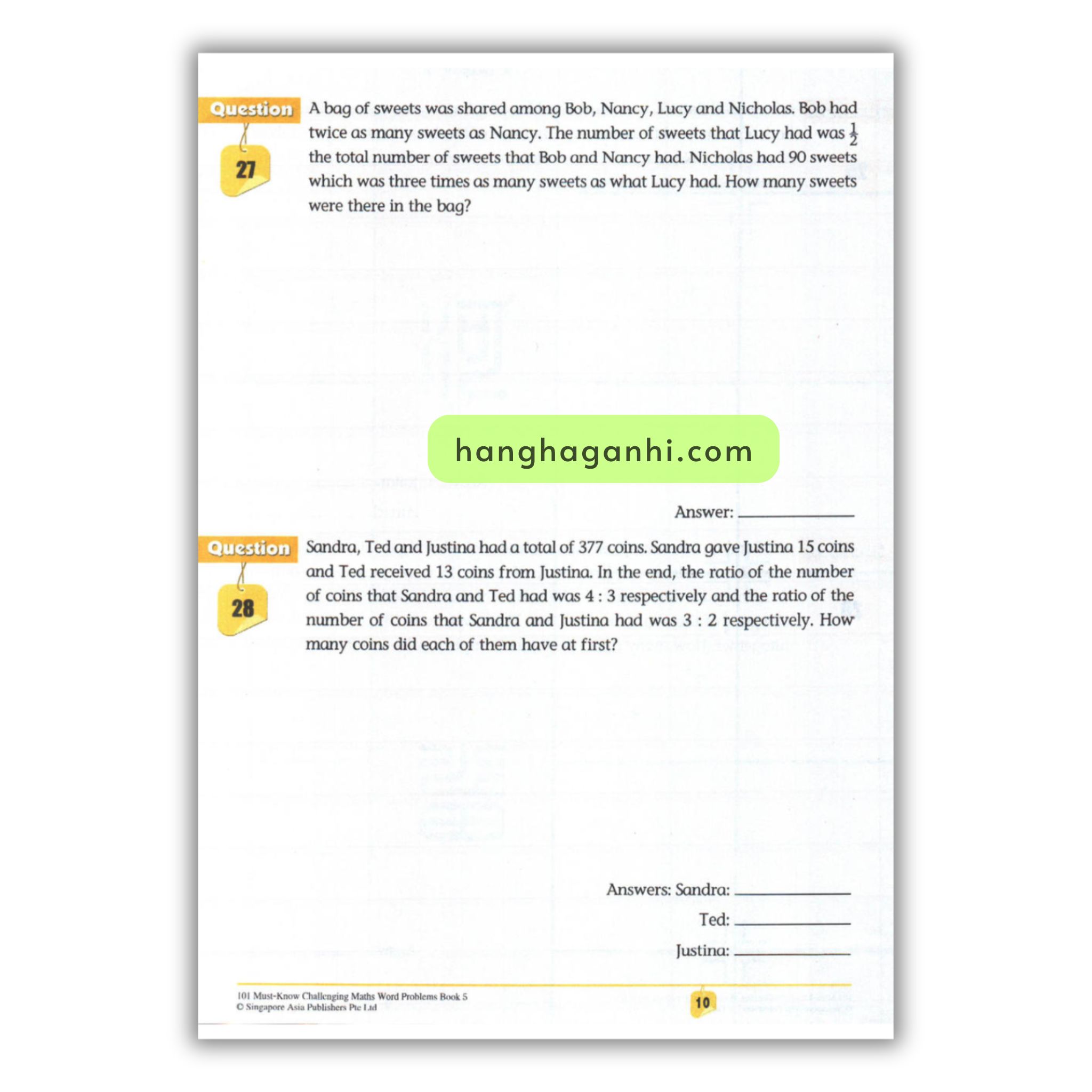 [Sách] 101 Must- Know Challenging Maths Word Problems Book 5_thumbnail_3