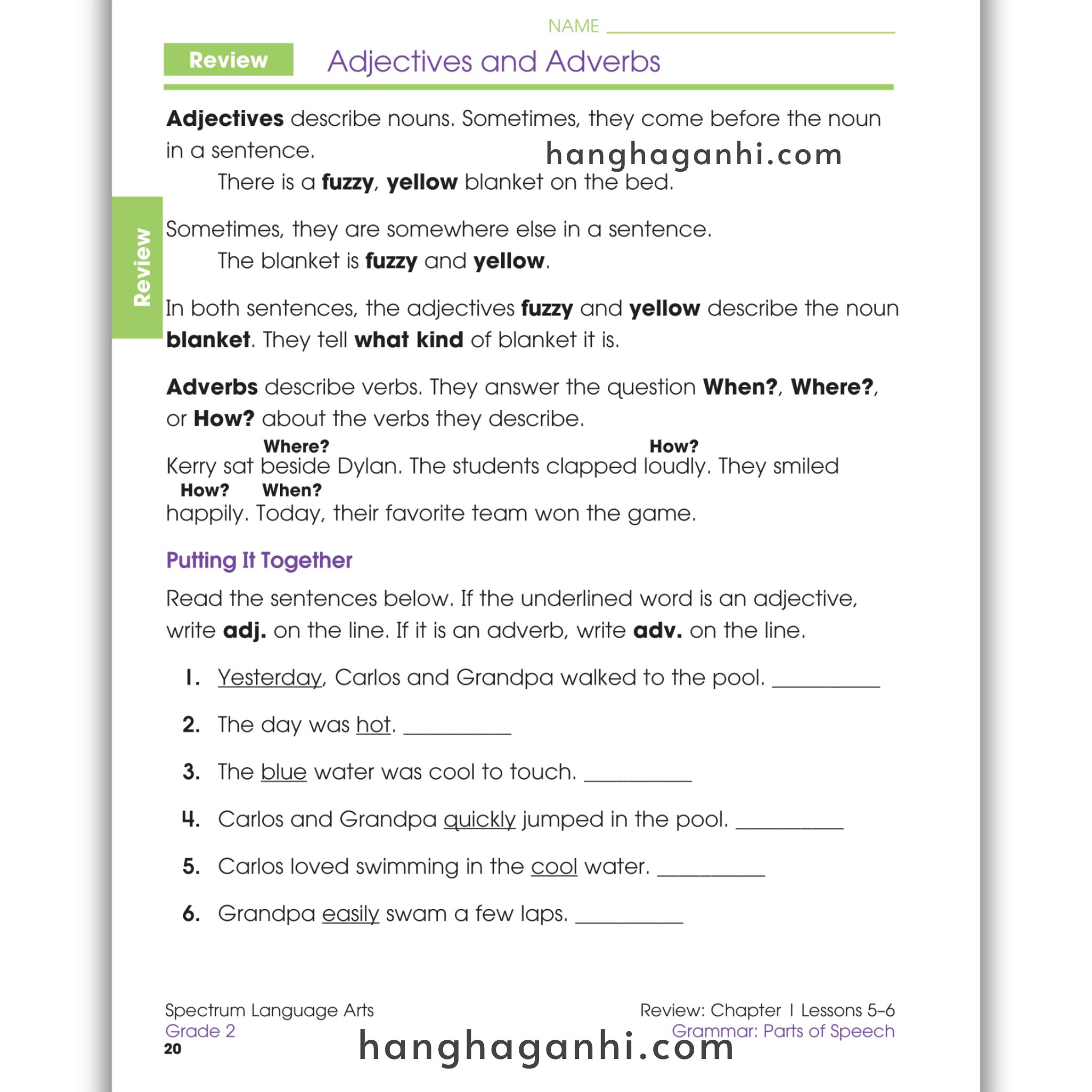 Sách Spectrum Language Arts Workbook Grade 2_thumbnail_13