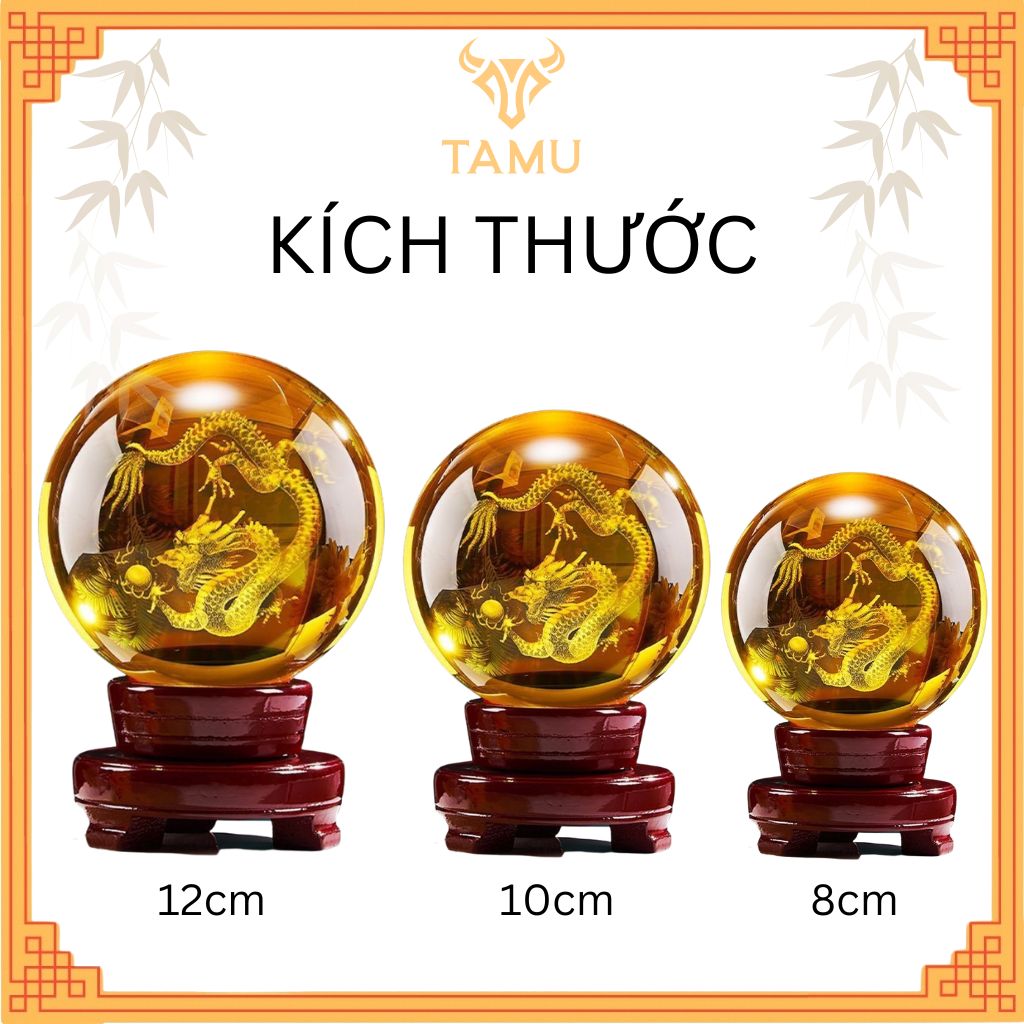 12cm-Quả cầu pha lê hình rồng + Tặng đế gỗ_thumbnail_3