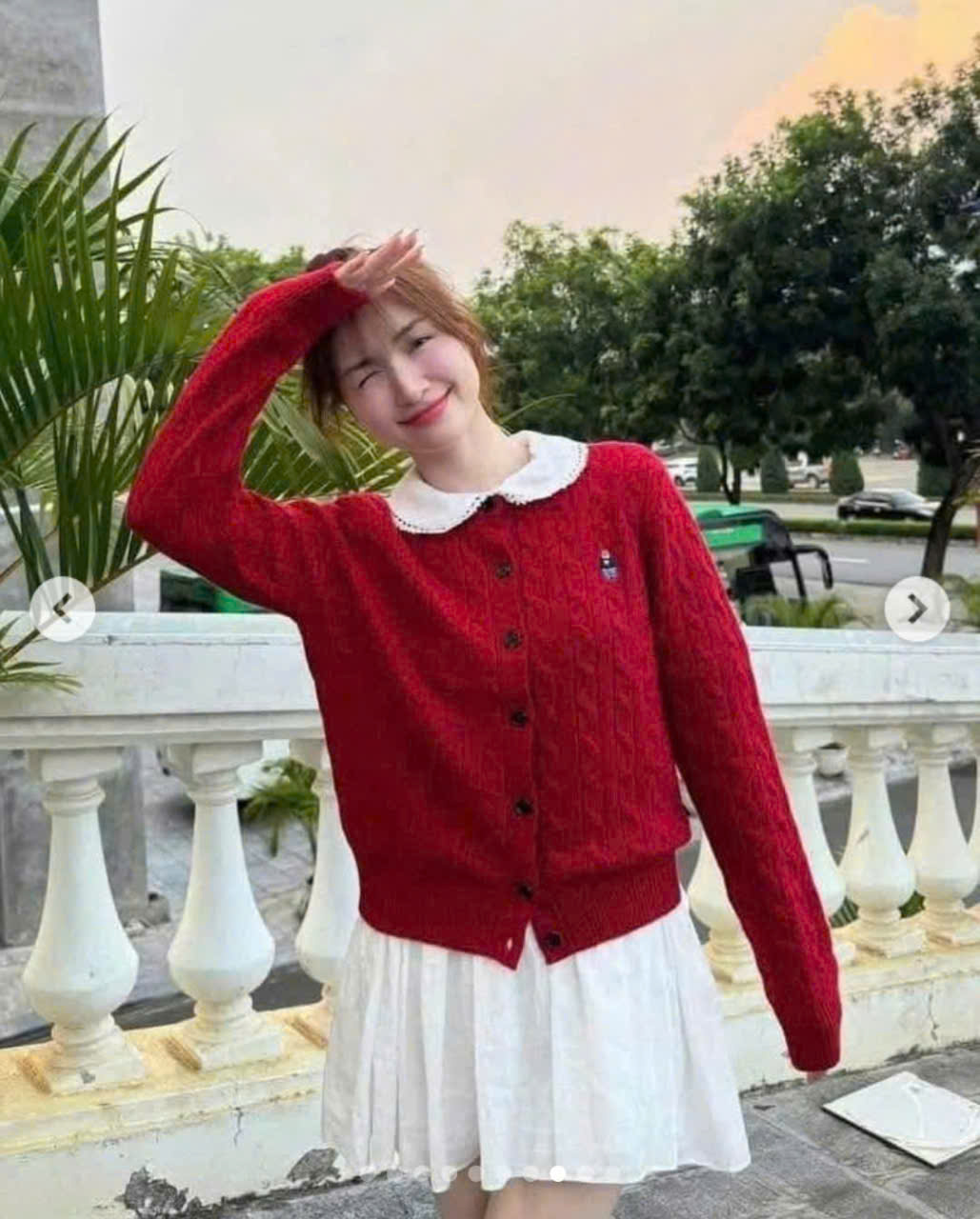 AK215 - Áo khoác len đỏ_thumbnail_4