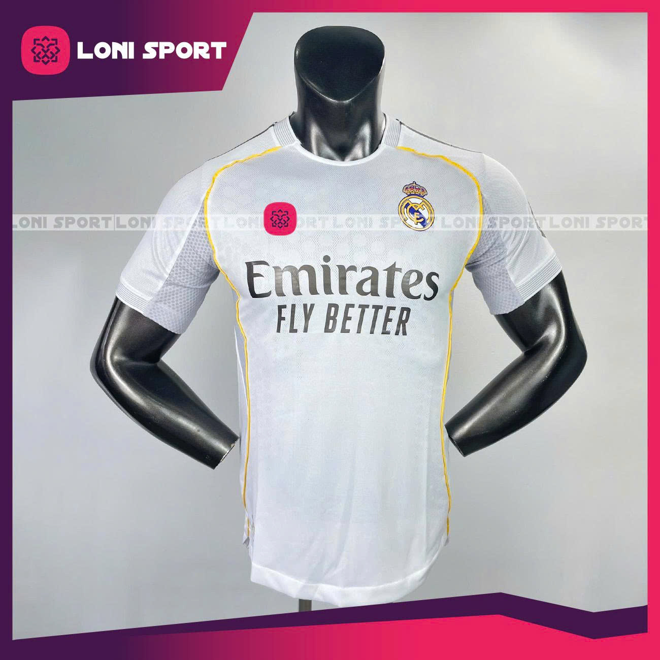 Áo Real sân nhà trắng 25/26 SF