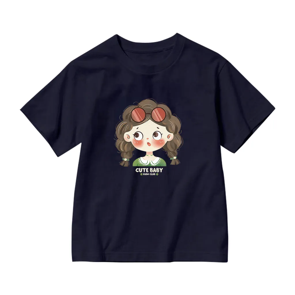 Áo thun bé gái cute baby Kado vải cotton thoáng mát thấm hút tốt thoải mái vận động in mix 2932_thumbnail_13