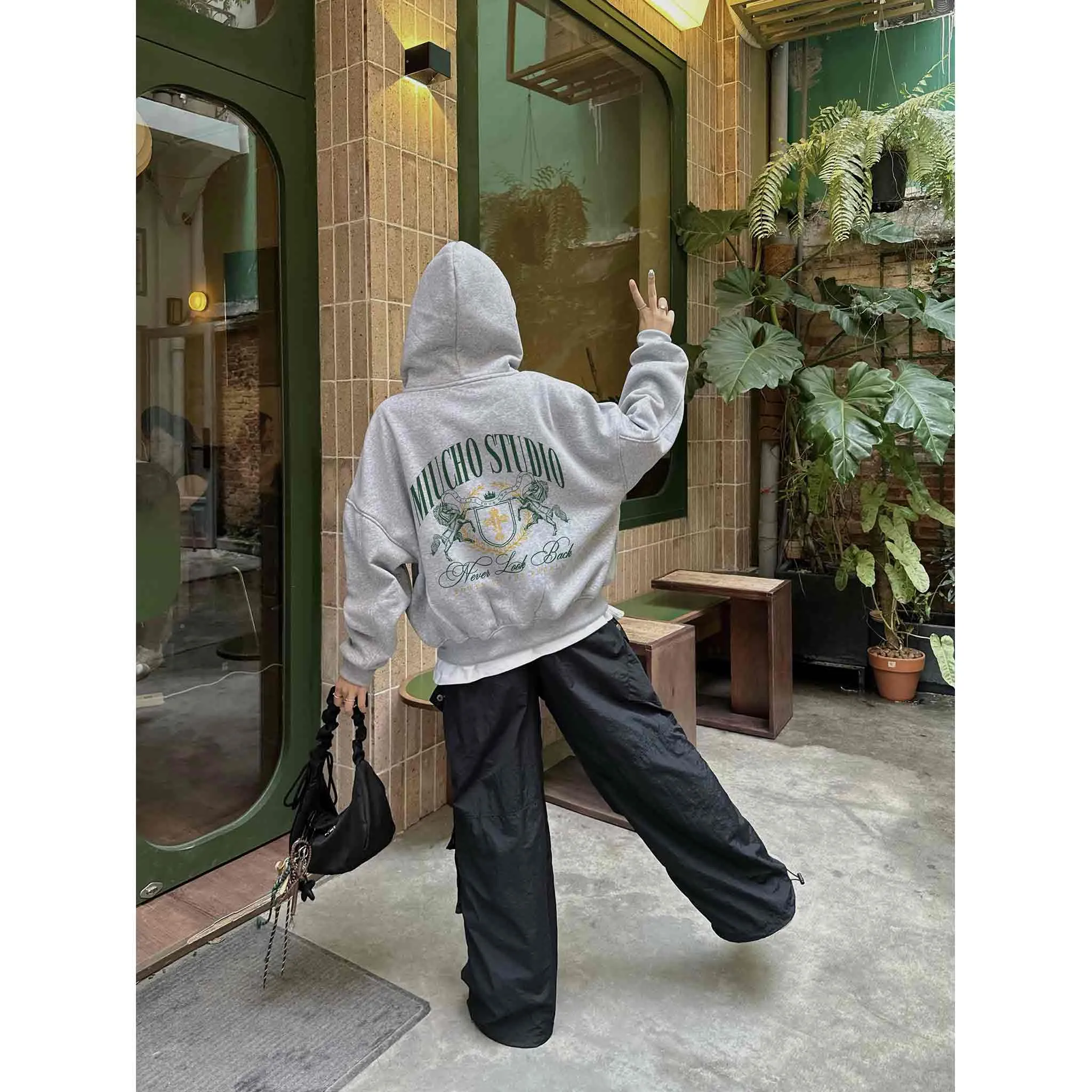 Áo hoodie zip form boxy Miucho Studio 2582 trẻ trung năng động vải nỉ bông mềm mại in mix_thumbnail_4