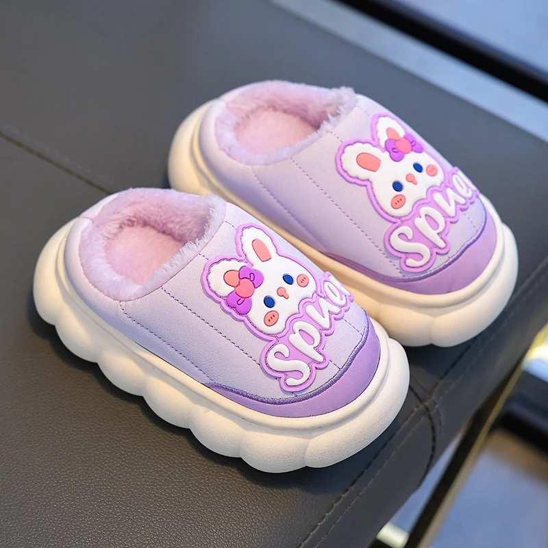 Dép Sục Spuer Cho Bé Họa Tiết Gấu Thỏ Siêu Cưng, Giữ Ấm Cực Tốt_thumbnail_3