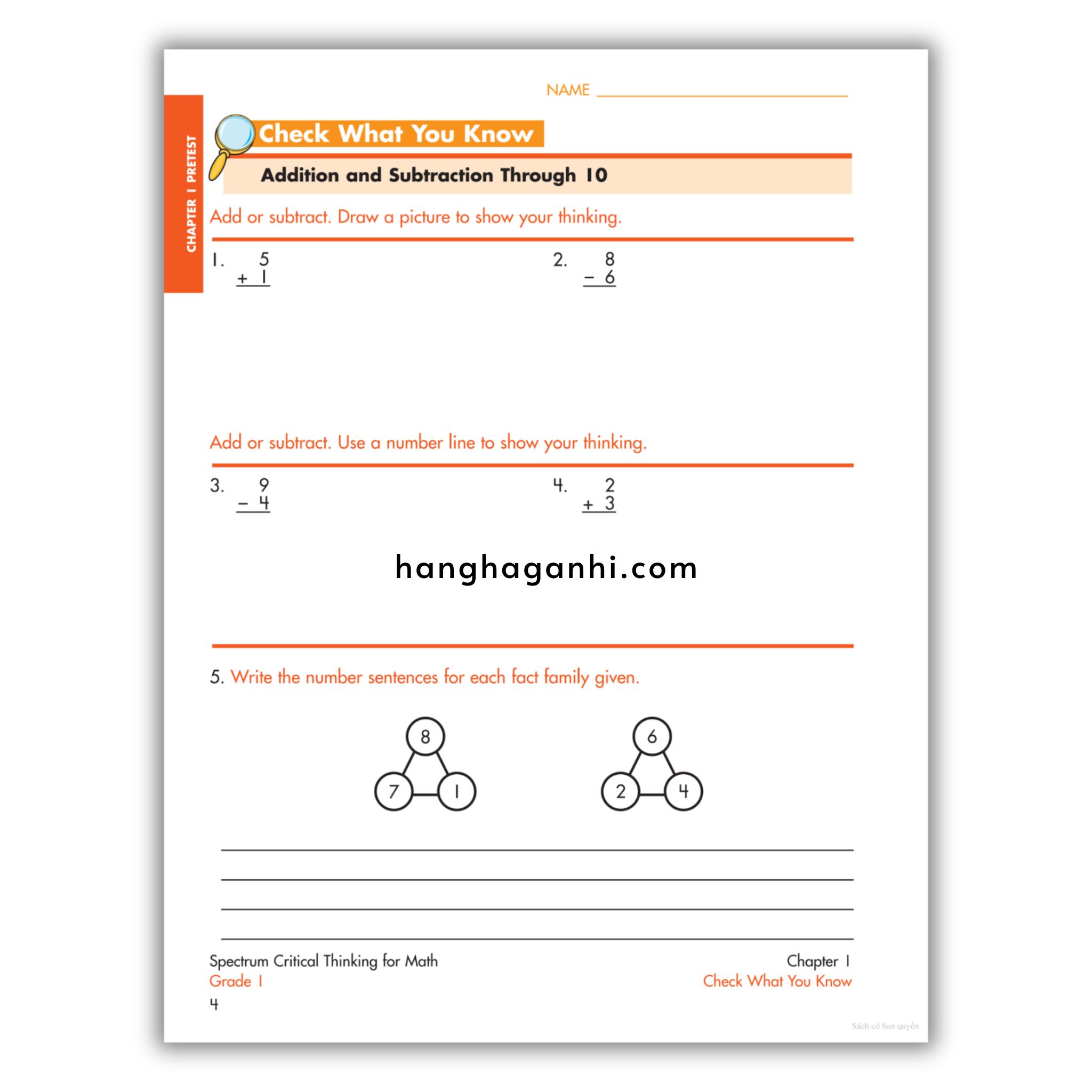 Sách Spectrum Critical Thinking for Math Workbook Grade 1_thumbnail_10