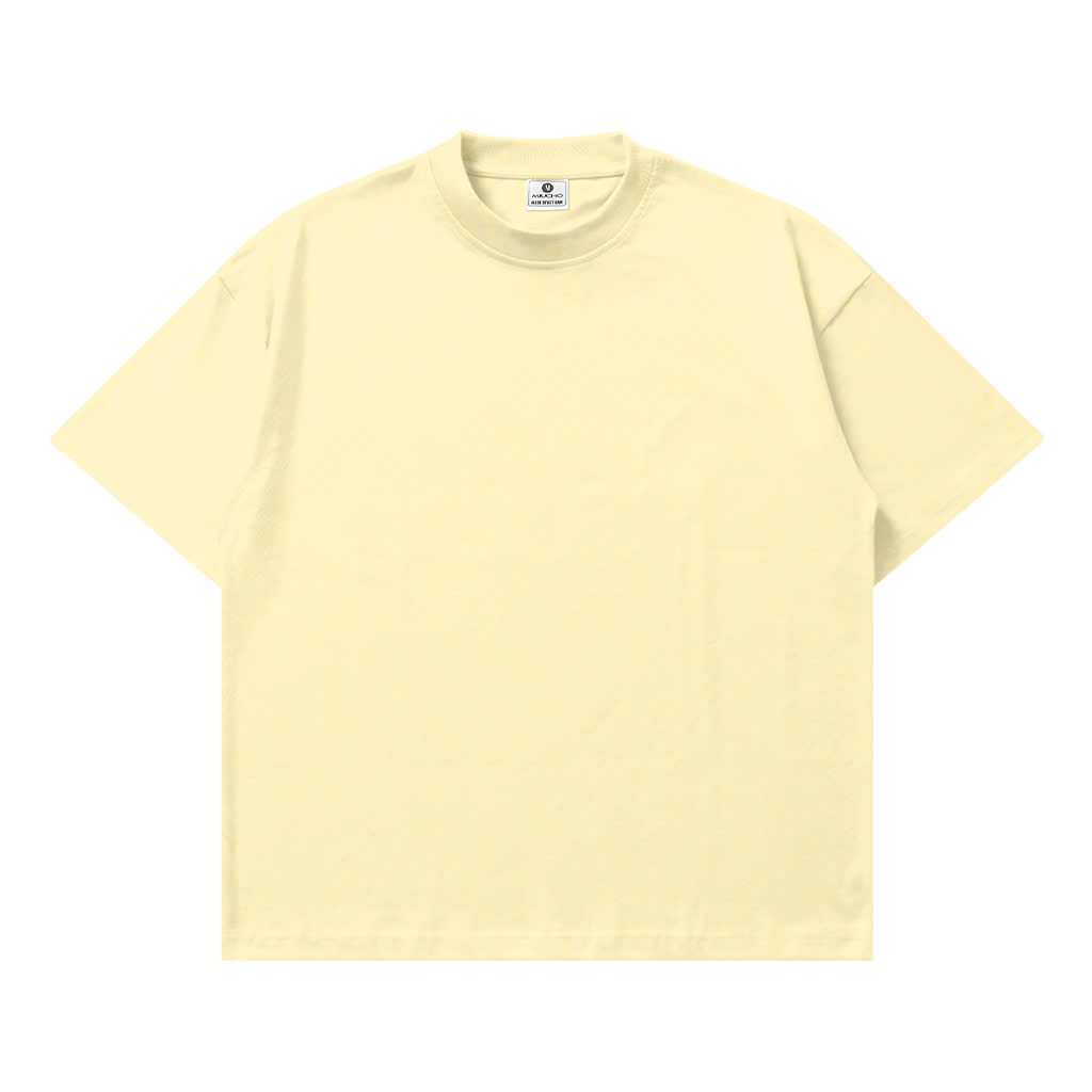 Áo thun trơn unisex form boxy AXT01 Miucho chất vải cotton co giãn 2 chiều_thumbnail_29