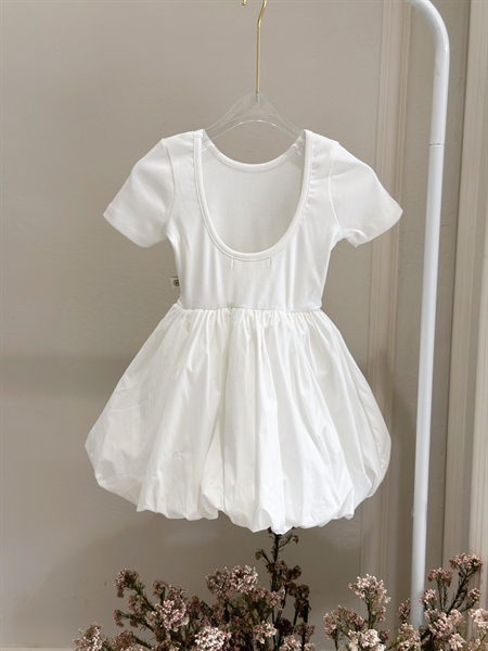 Little Pumpkin Dress (Váy Ngắn Tay Dáng Bí)