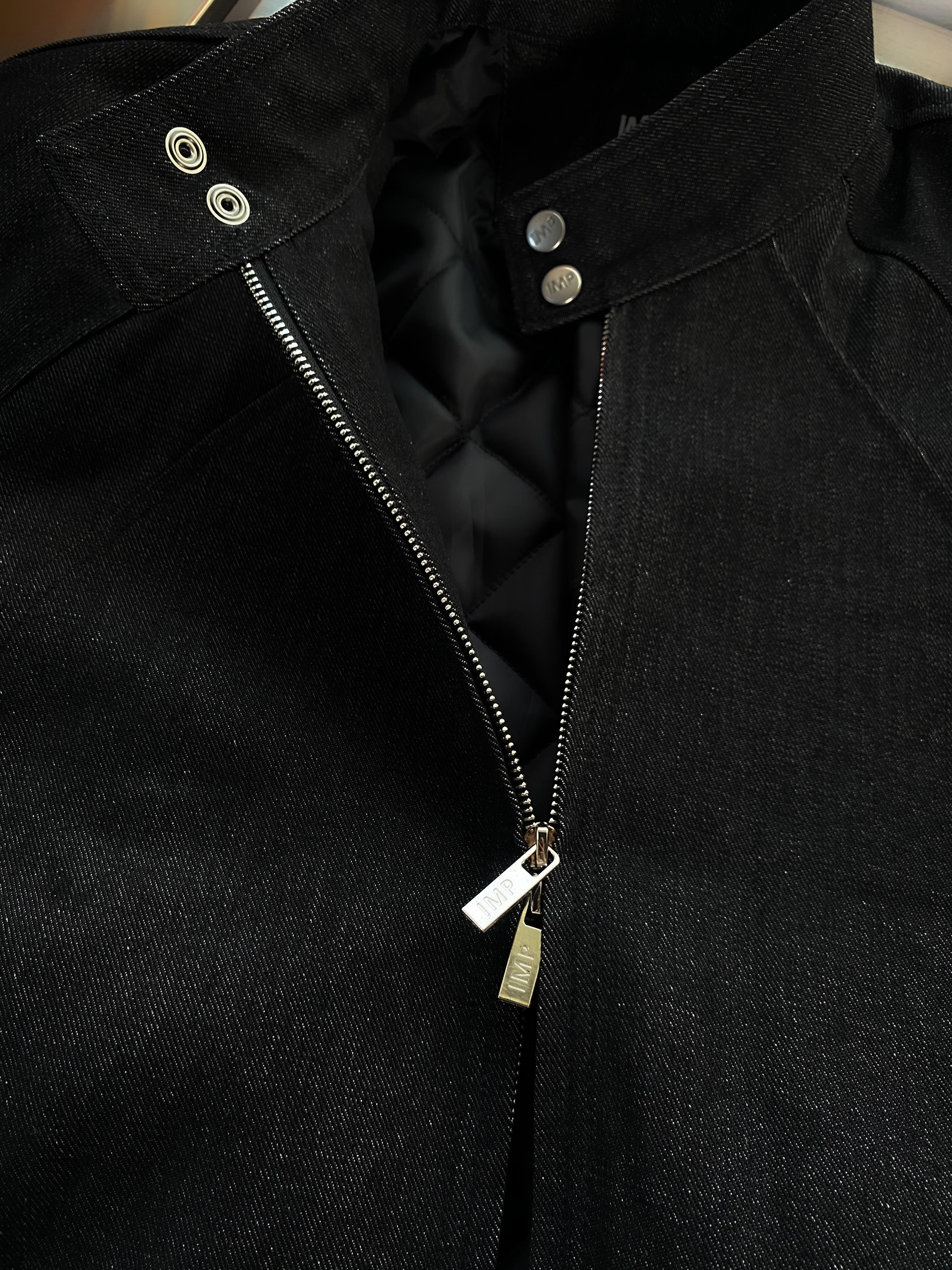 008 Jacket - Áo khoác Denim cổ trụ phong cách lịch sự trẻ trung IMPERFECT_thumbnail_4