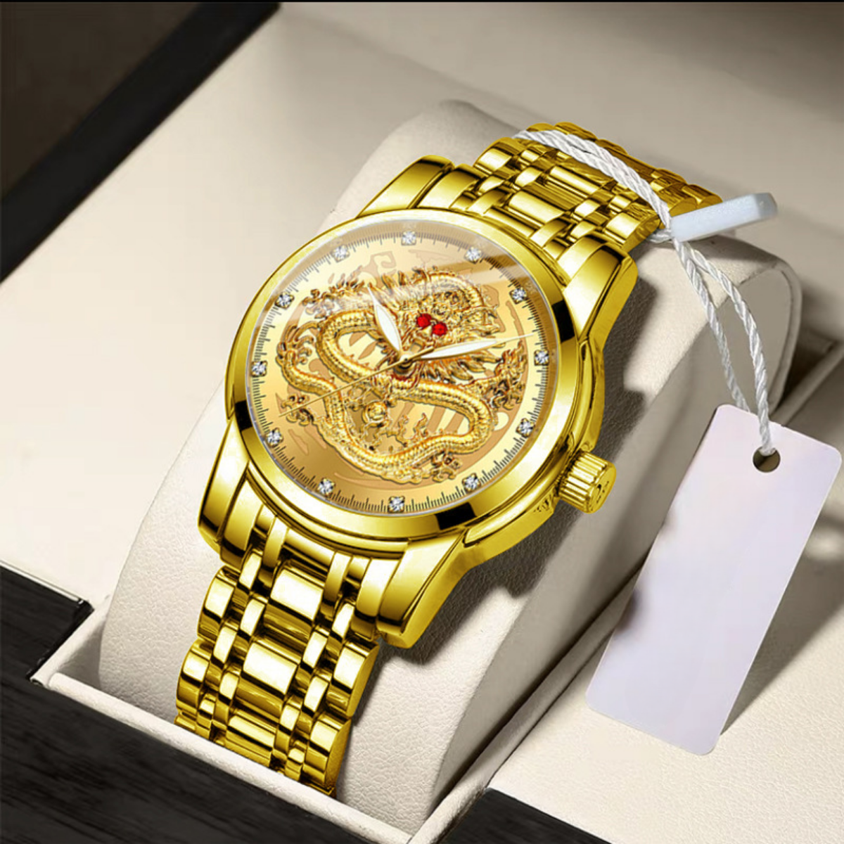 Đồng Hồ Nam Mặt Rồng 3D Mắt Đỏ Dây Hợp Kim Cao Cấp_thumbnail_7