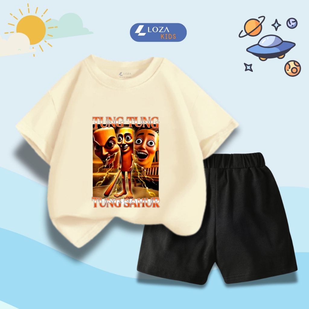 Bộ đồ bé trai in hình Tung Tung Tung Sahur -  Loza Kids SB387_thumbnail_8