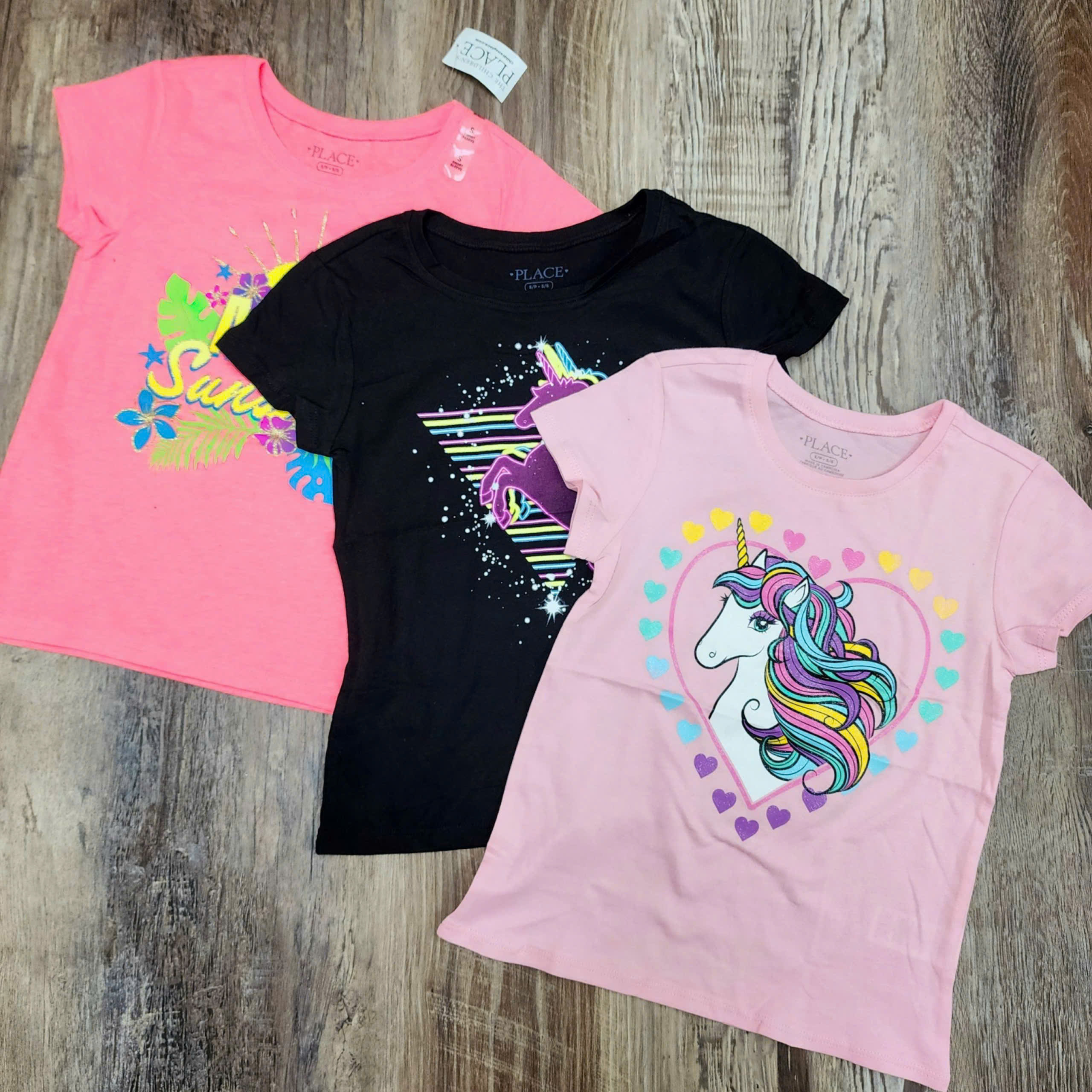 A11 155K SET 2 ÁO THUN PLACE BÉ GÁI