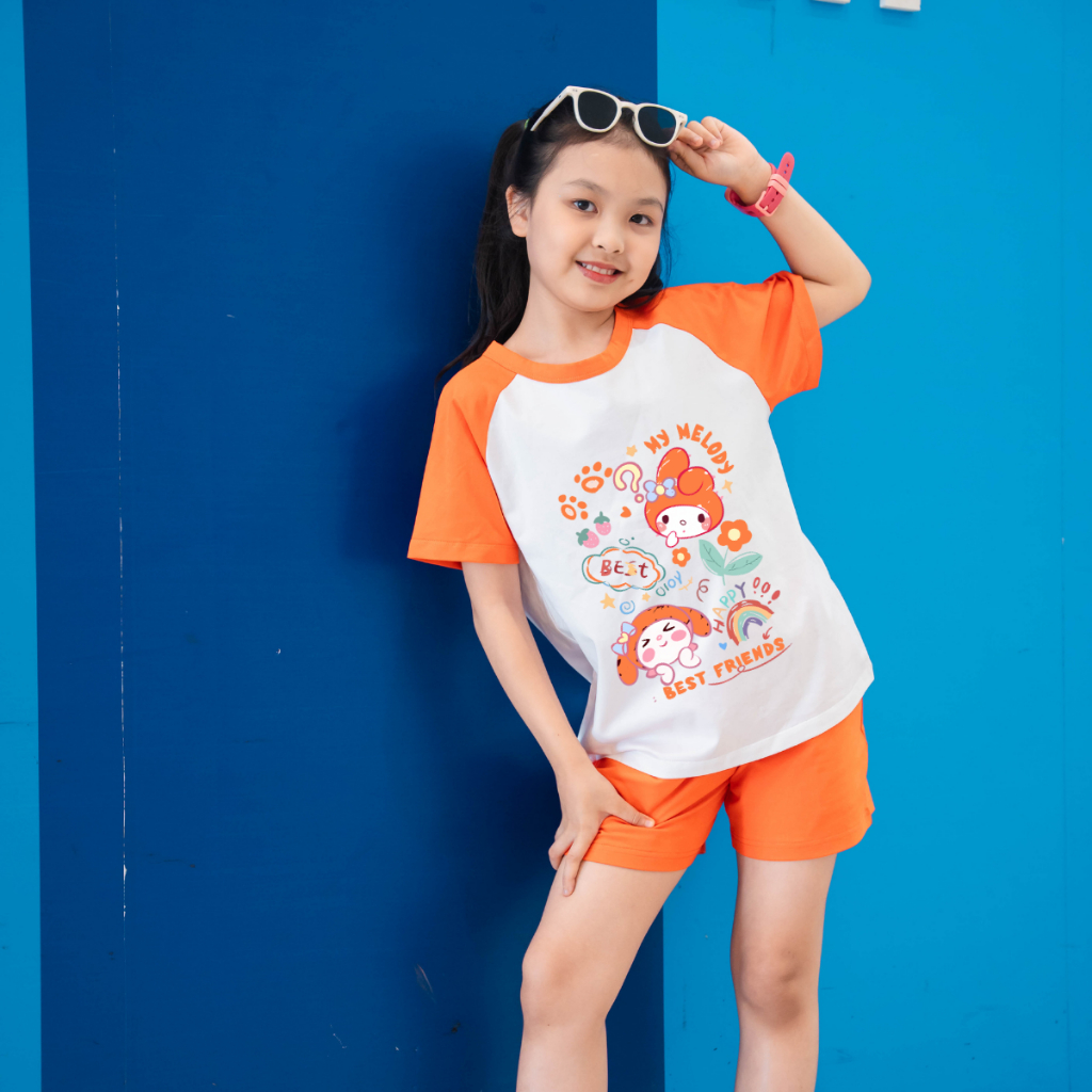Bộ đồ bé gái phối màu in hình nhiều mẫu - Loza Kids G0186_thumbnail_7