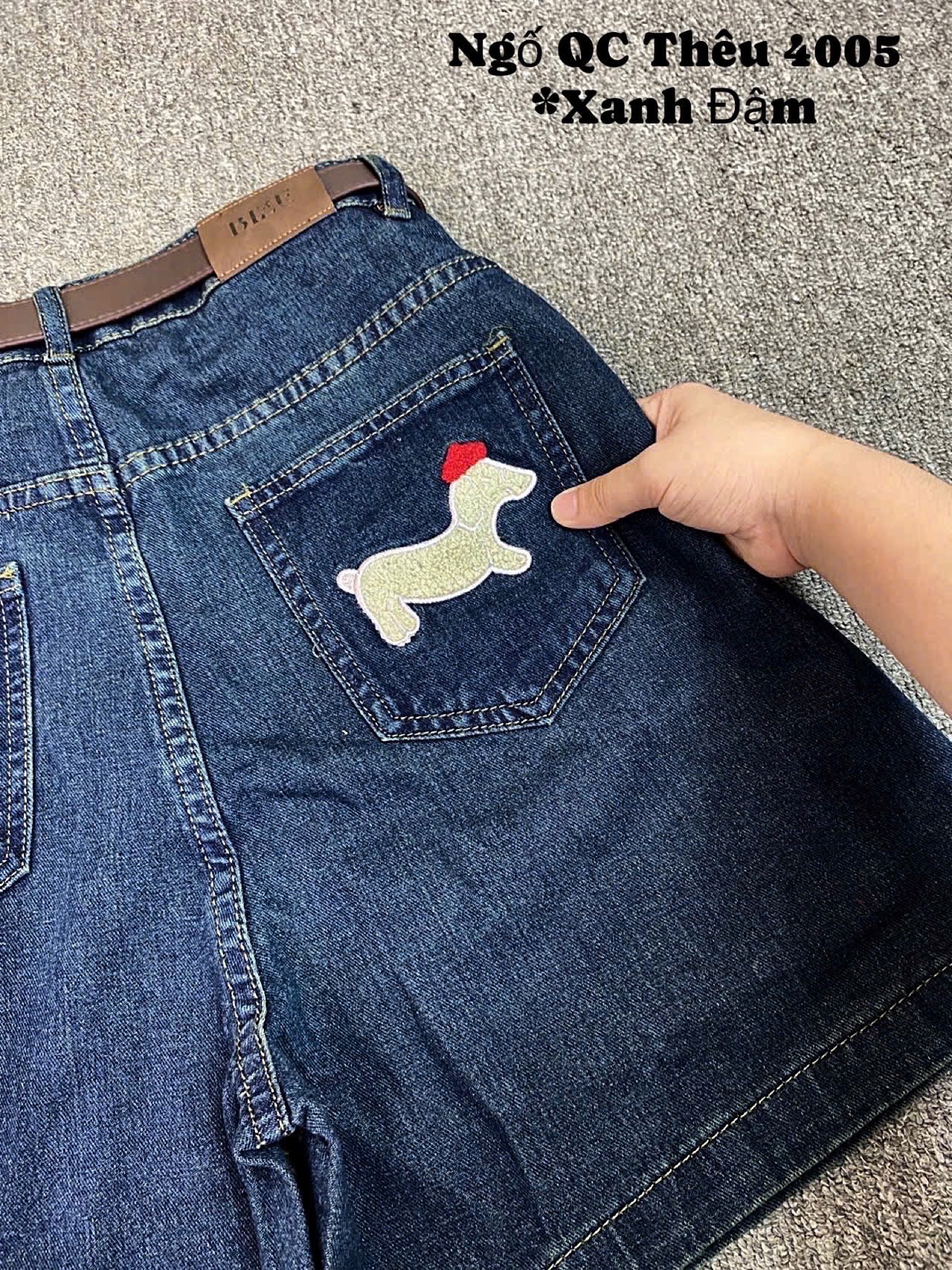 Quần short lửng ngố thêu cún basic bigsize QSJ4005 dành cho nàng béo mập từ 55-90kg_thumbnail_11