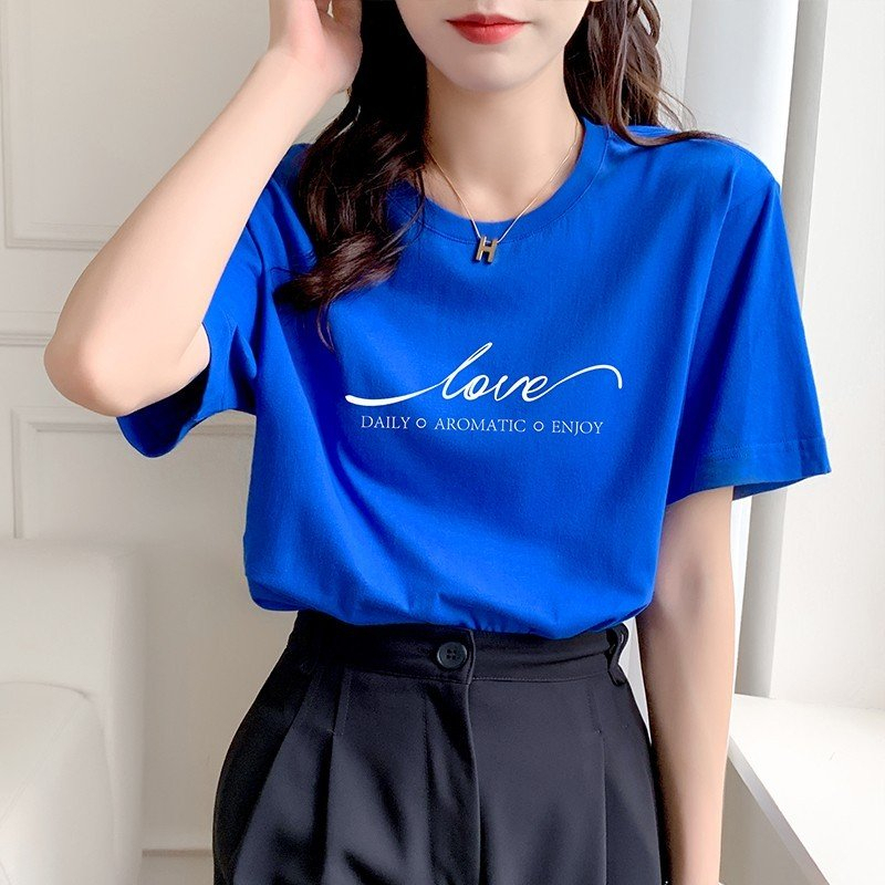 [Form rộng] Áo thun nữ in chữ nhiều mẫu - LOZA G0005