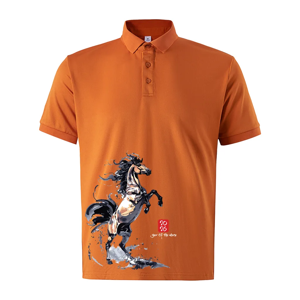 Áo polo Tết Bính Ngọ nam form vừa Miucho Iconic vải poly cá sấu thoáng mát cổ trụ 2997_thumbnail_14