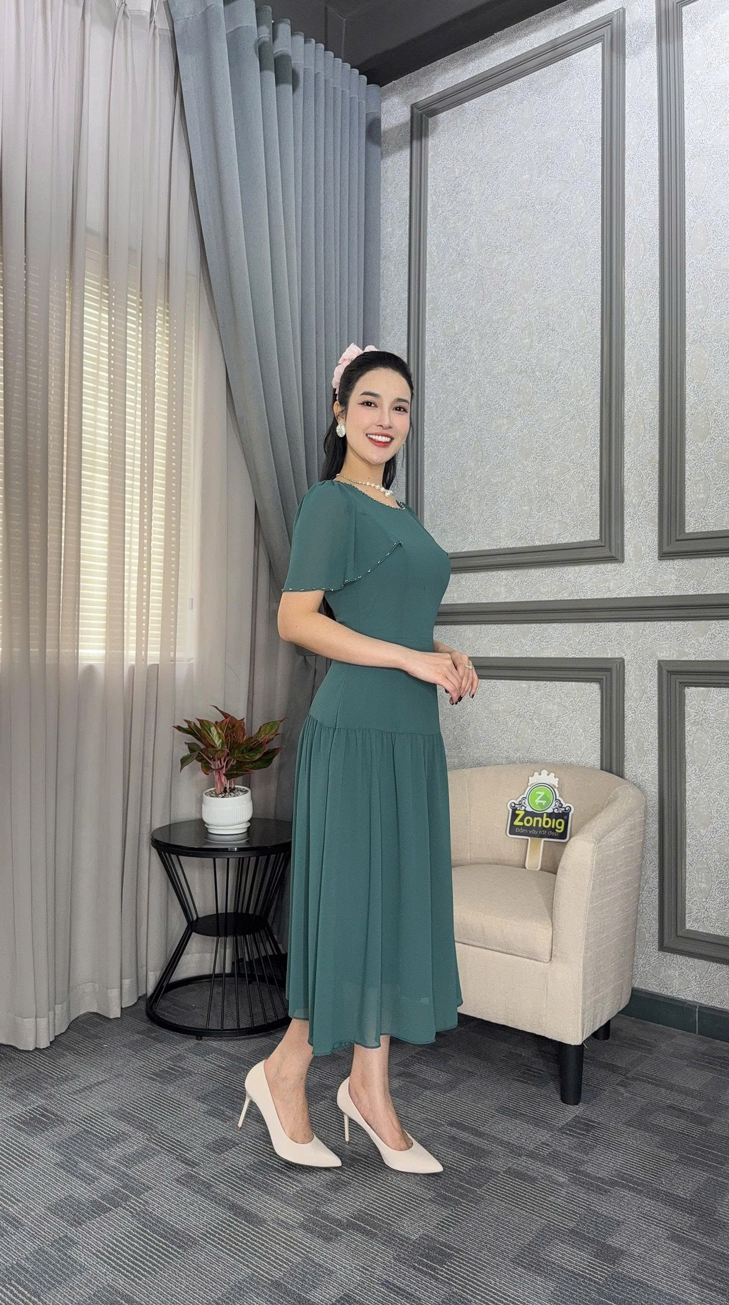 Đầm xòe - Y1982 - Thương hiệu Zonbig_thumbnail_6