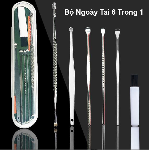Bộ lấy ráy tai 6 dụng cụ