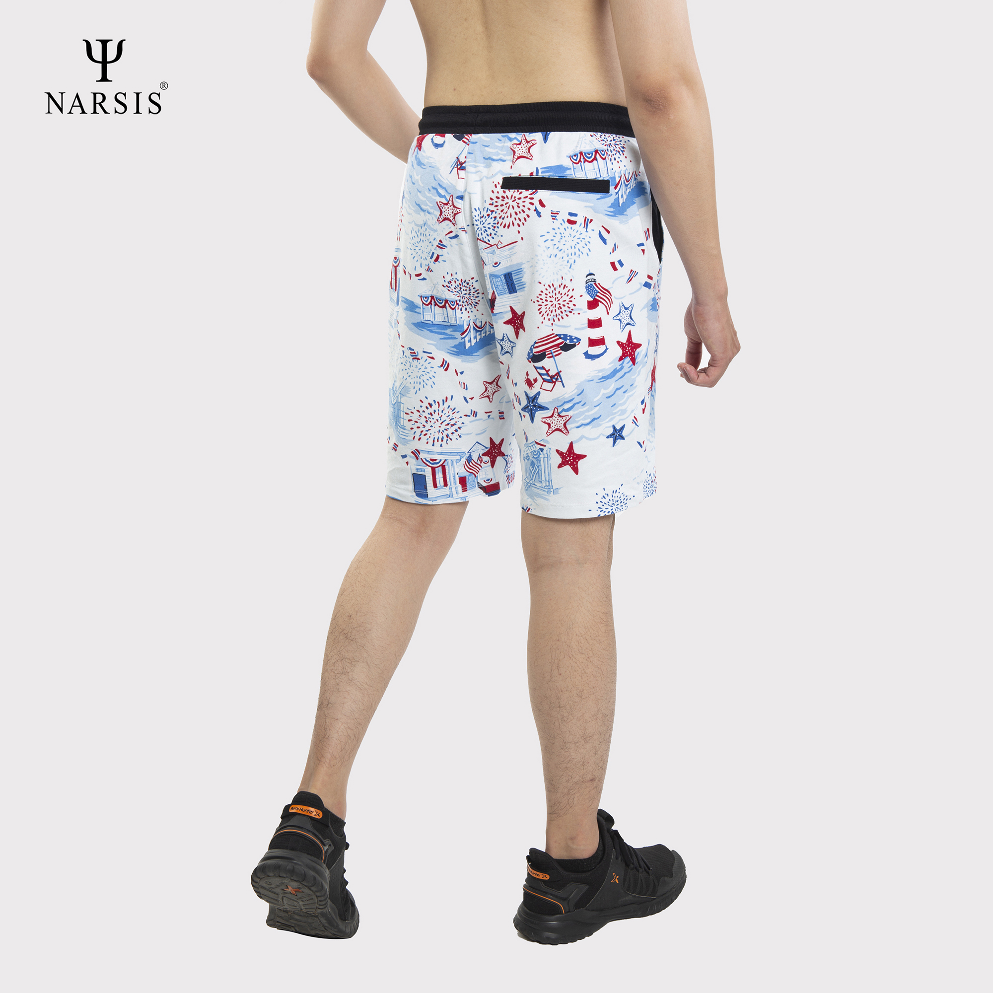 QUẦN SHORT NAM S0008 NARSIS CHẤT LIỆU THOÁNG MÁT, DỄ CHỊU, THOẢI MÁI CẢ NGÀY, DỄ VẬN ĐỘNG_thumbnail_3