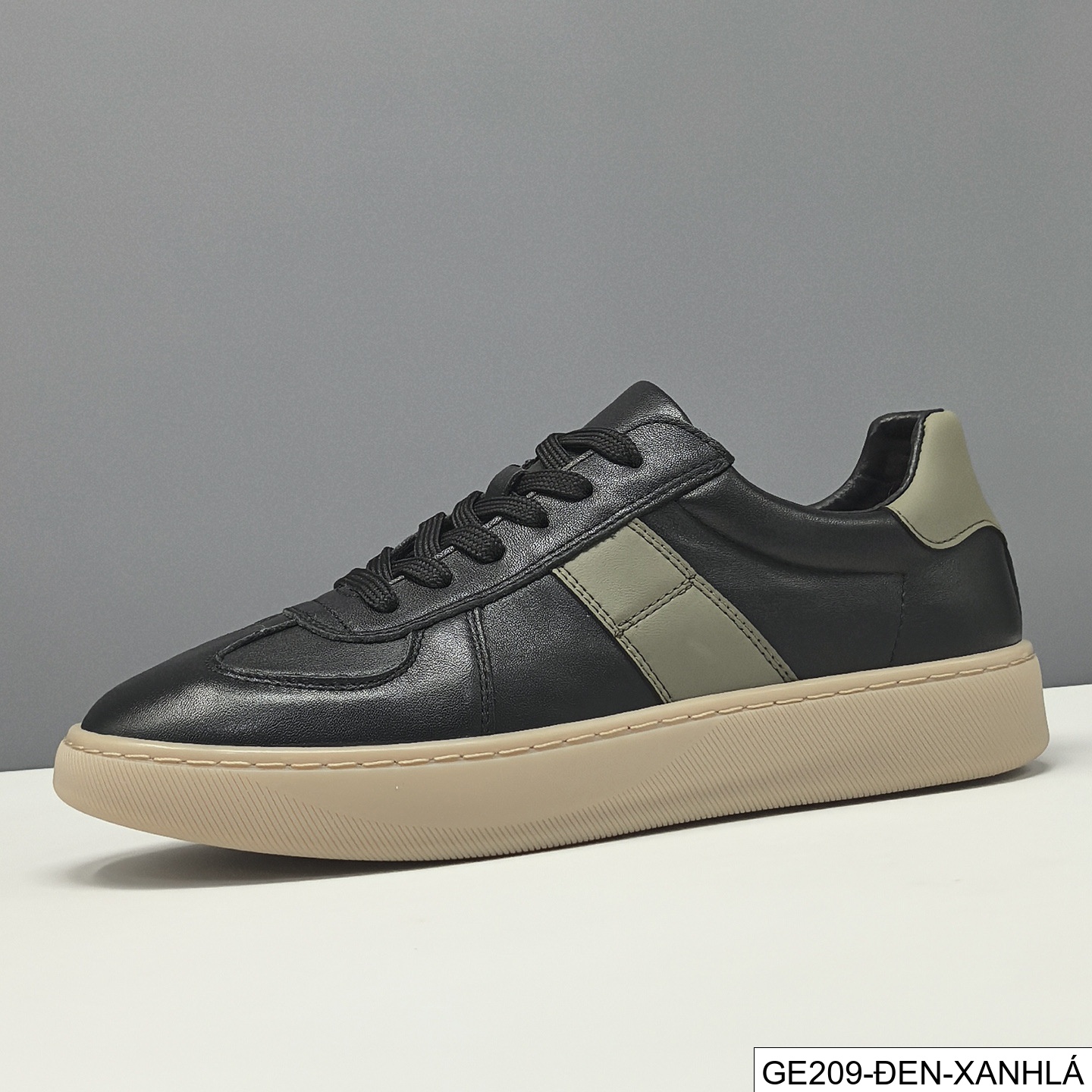 GE209 - Giày thường ngày màu khối da bò lớp một dành cho nam, giày hợp thời trang cao cấp đa năng, giày thể thao da thật Châu Âu, giày sang trọng nam dễ tiếp cận_thumbnail_14