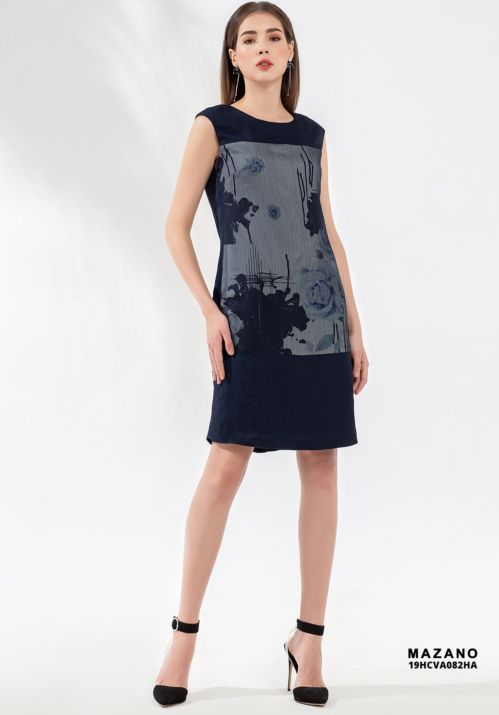 Đầm xanh than phủ can họa tiết thân trong_thumbnail_1