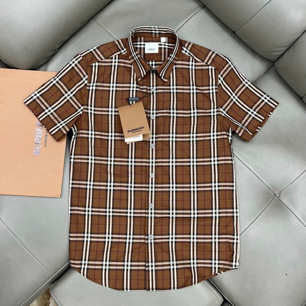 SƠ MI BBR CỘC TAY NÂU KẺ NHỎ