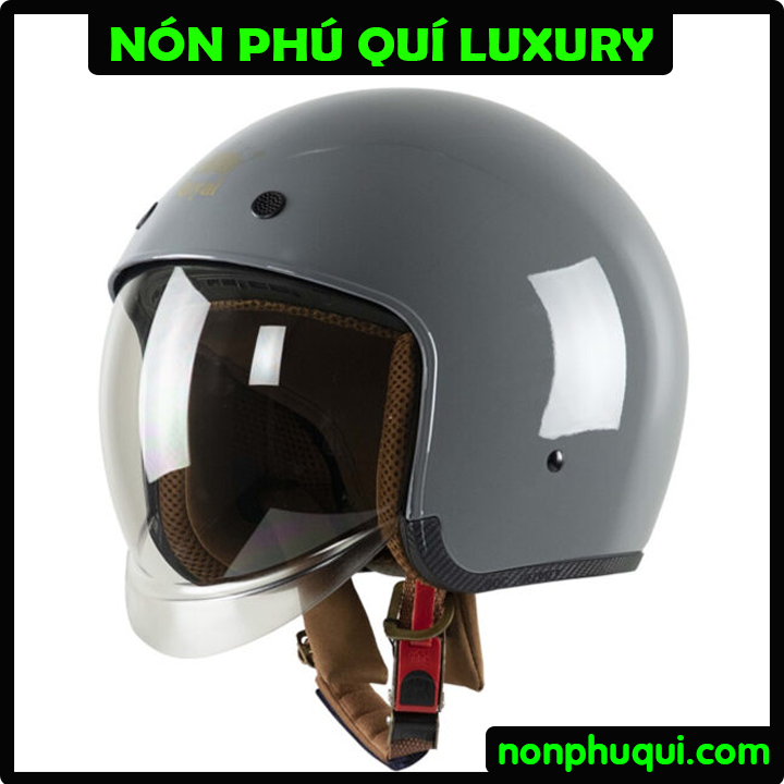 Nón Royal M139 Kính Âm Xám Bóng