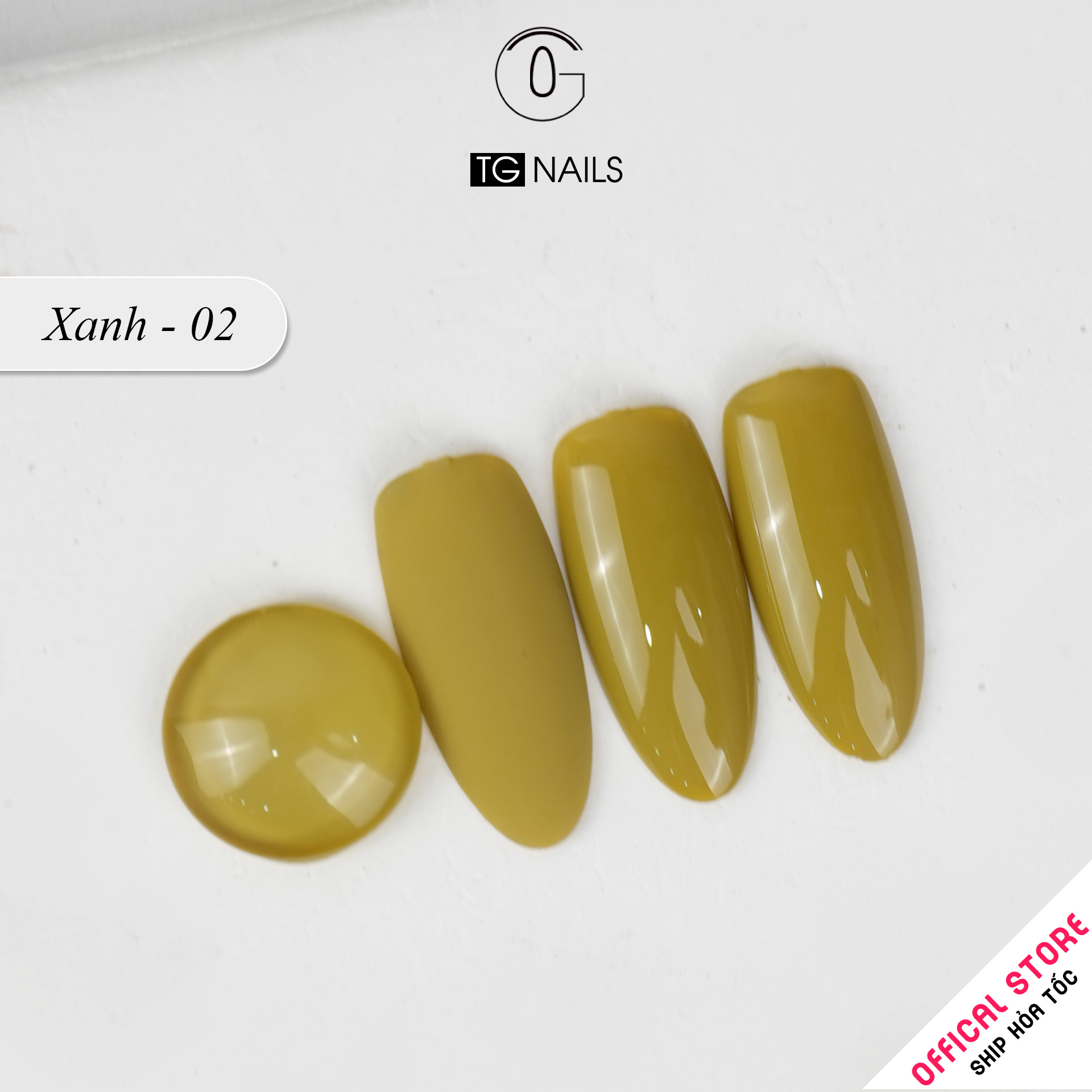 Sơn gel Xanh TG cọ tron chai 15ml_thumbnail_3