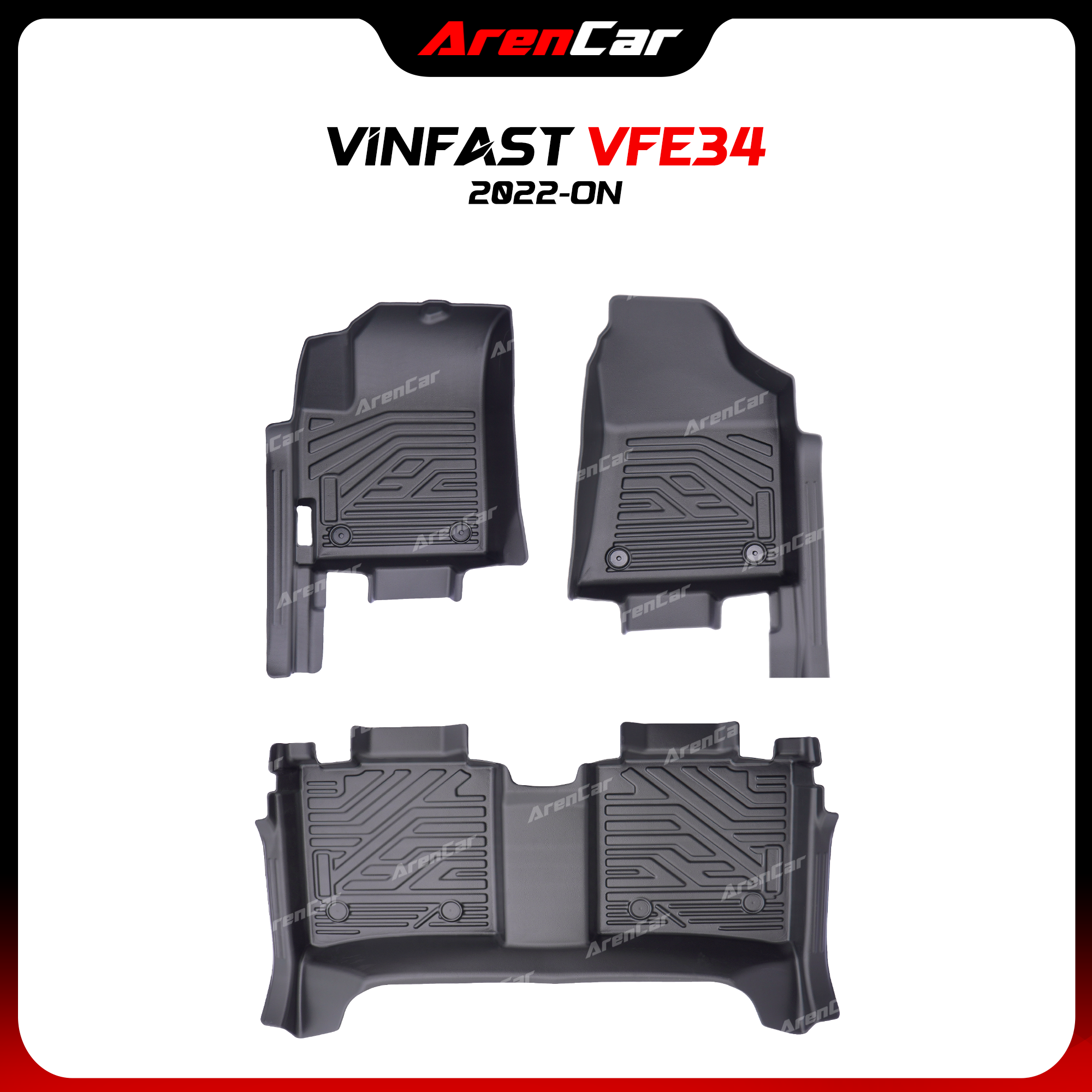 Thảm Lót Sàn Ô Tô TPE Khuôn Đúc Vinfast VFe34