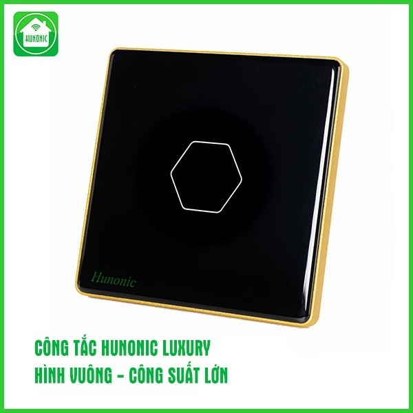 Công Tắc Cảm Ứng Hunonic (Luxury Hình Vuông) Điều Khiển Từ Xa Bằng Điện Thoại_thumbnail_4