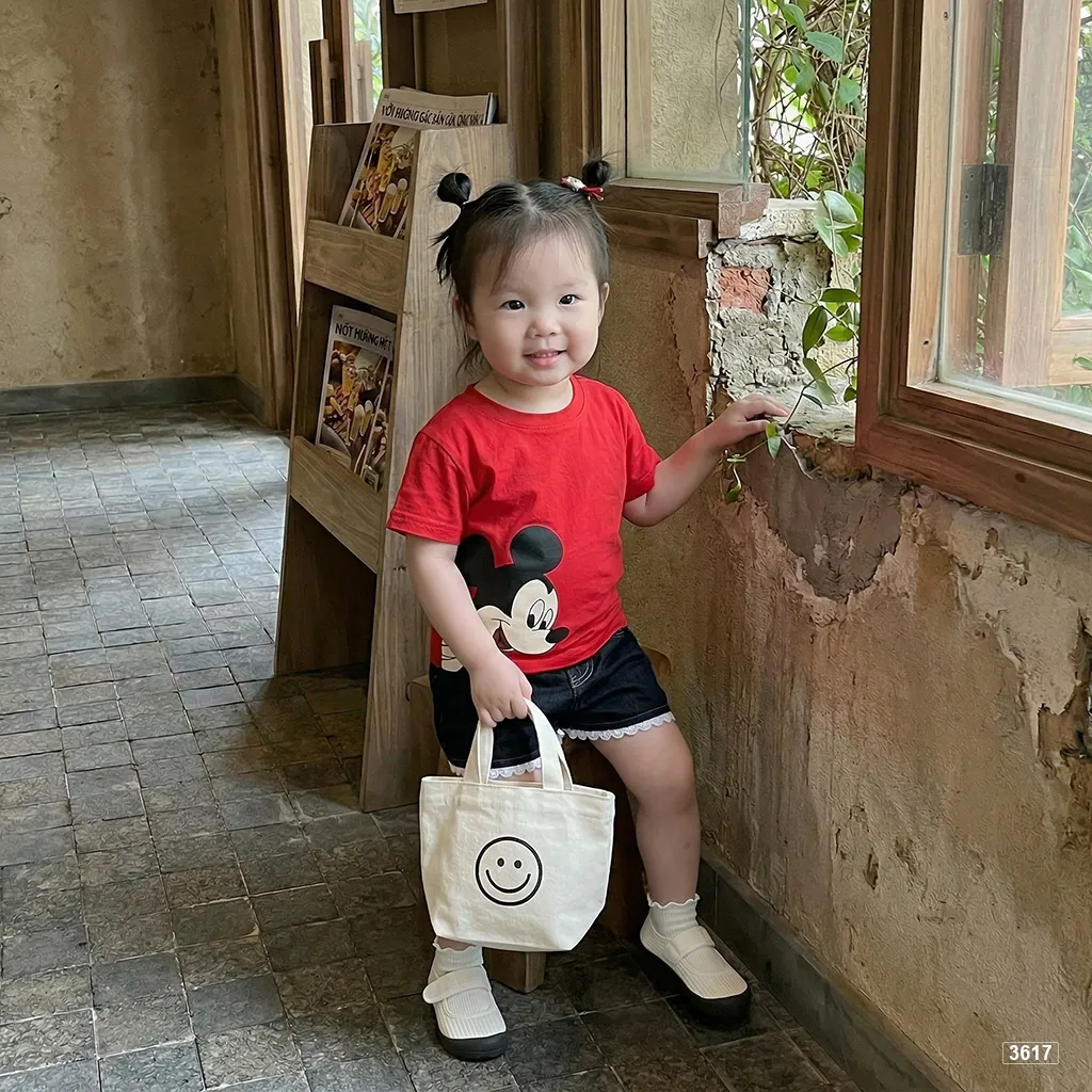 Áo thun bé trai bé gái Chuột Mickii Kado 3617_thumbnail_4