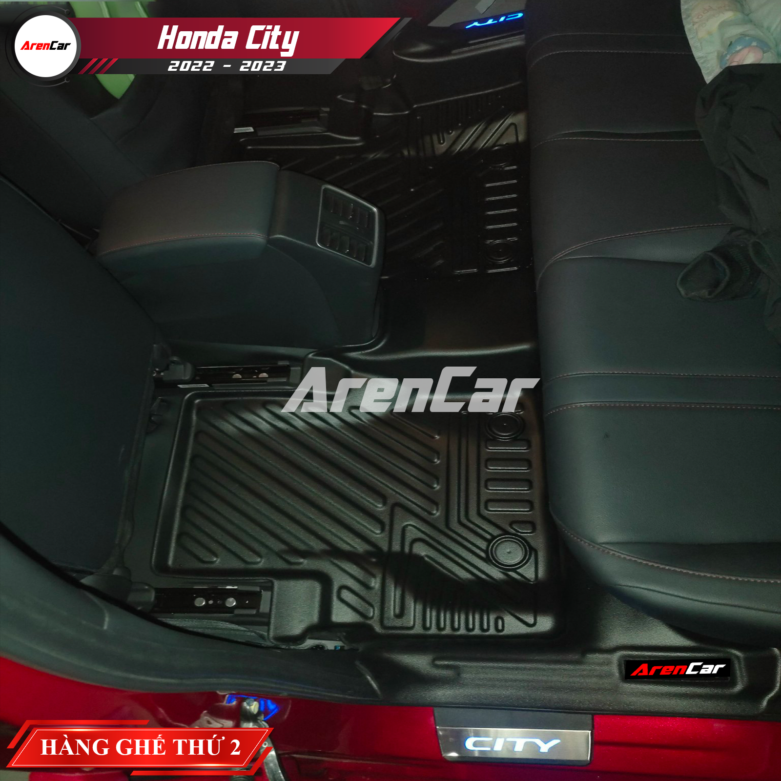[Aren Car] Thảm Lót Sàn Ô Tô TPE Nhựa Đúc Honda City_thumbnail_12