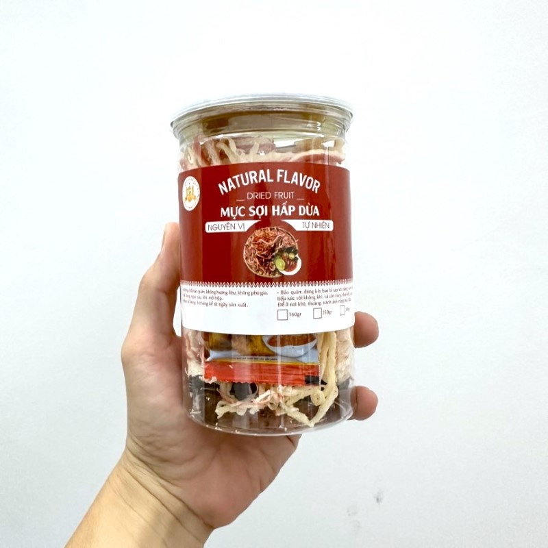 Mực Sợi Hấp Dừa