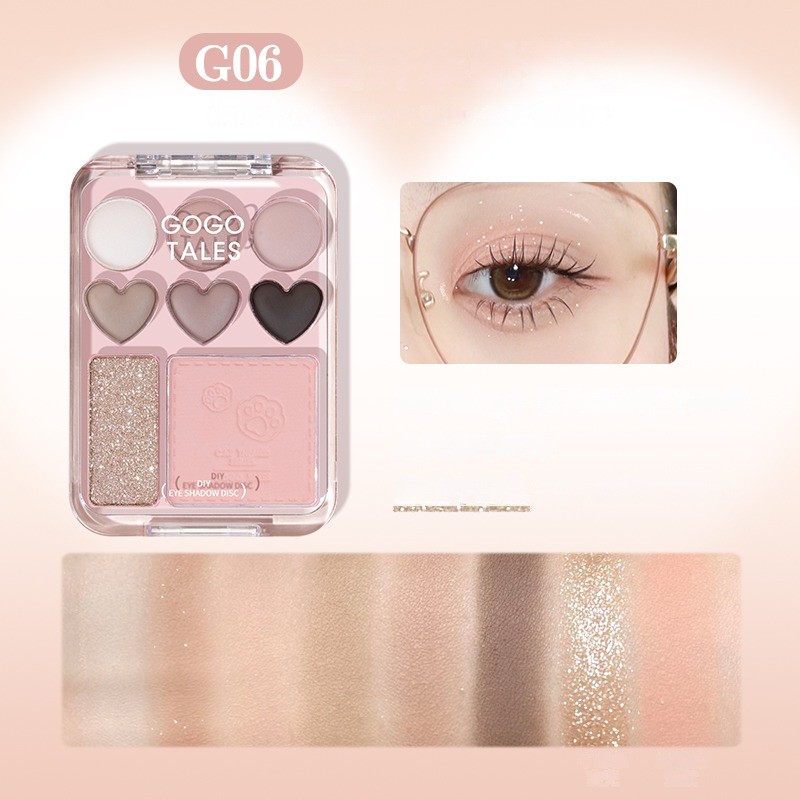 [GOGO TALES] Bảng phấn mắt má highlight 3 in 1 Gogotales Stick Sweet Heart (GT609)_thumbnail_8