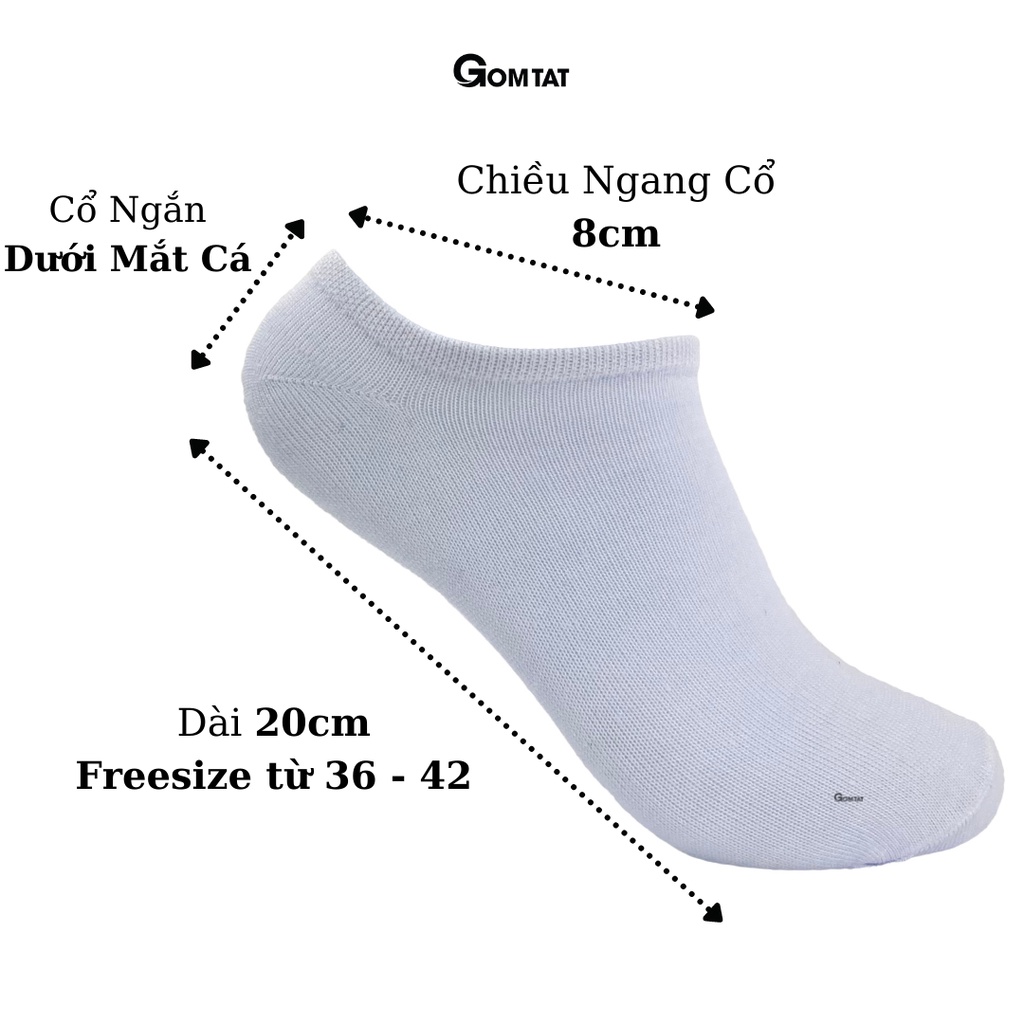 Tất cổ ngắn trơn màu VNX-VOTRON_thumbnail_1