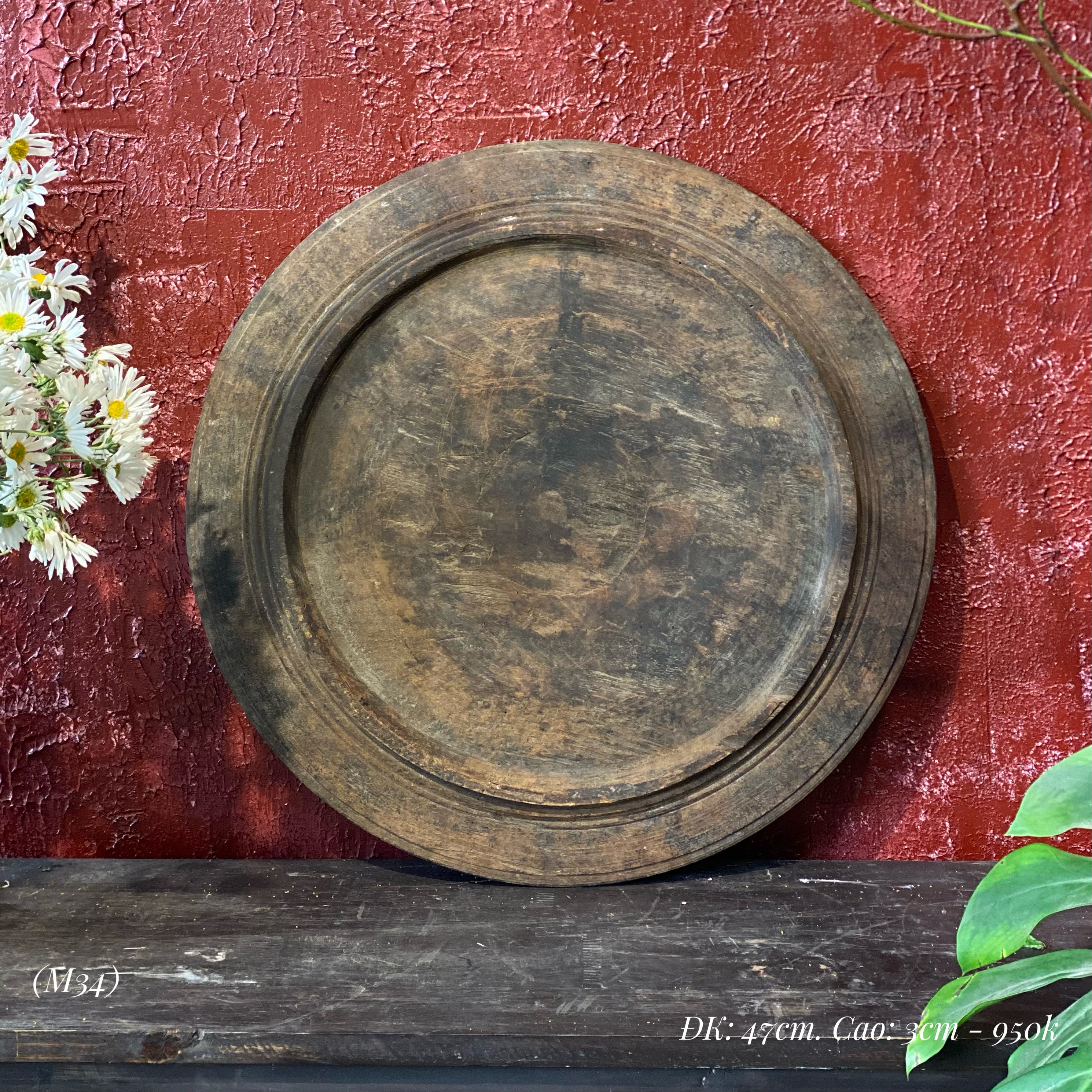 Mâm gỗ M34 - Đường kính 47cm